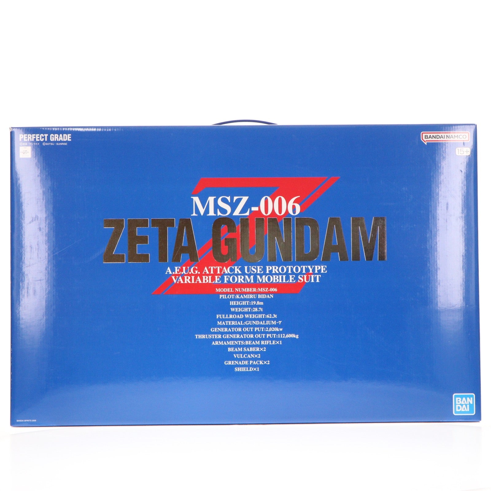 【中古即納】[PTM] (再販) PG 1/60 MSZ-006 Zガンダム 機動戦士Zガンダム プラモデル(5064233) バンダイスピリッツ(20241225)