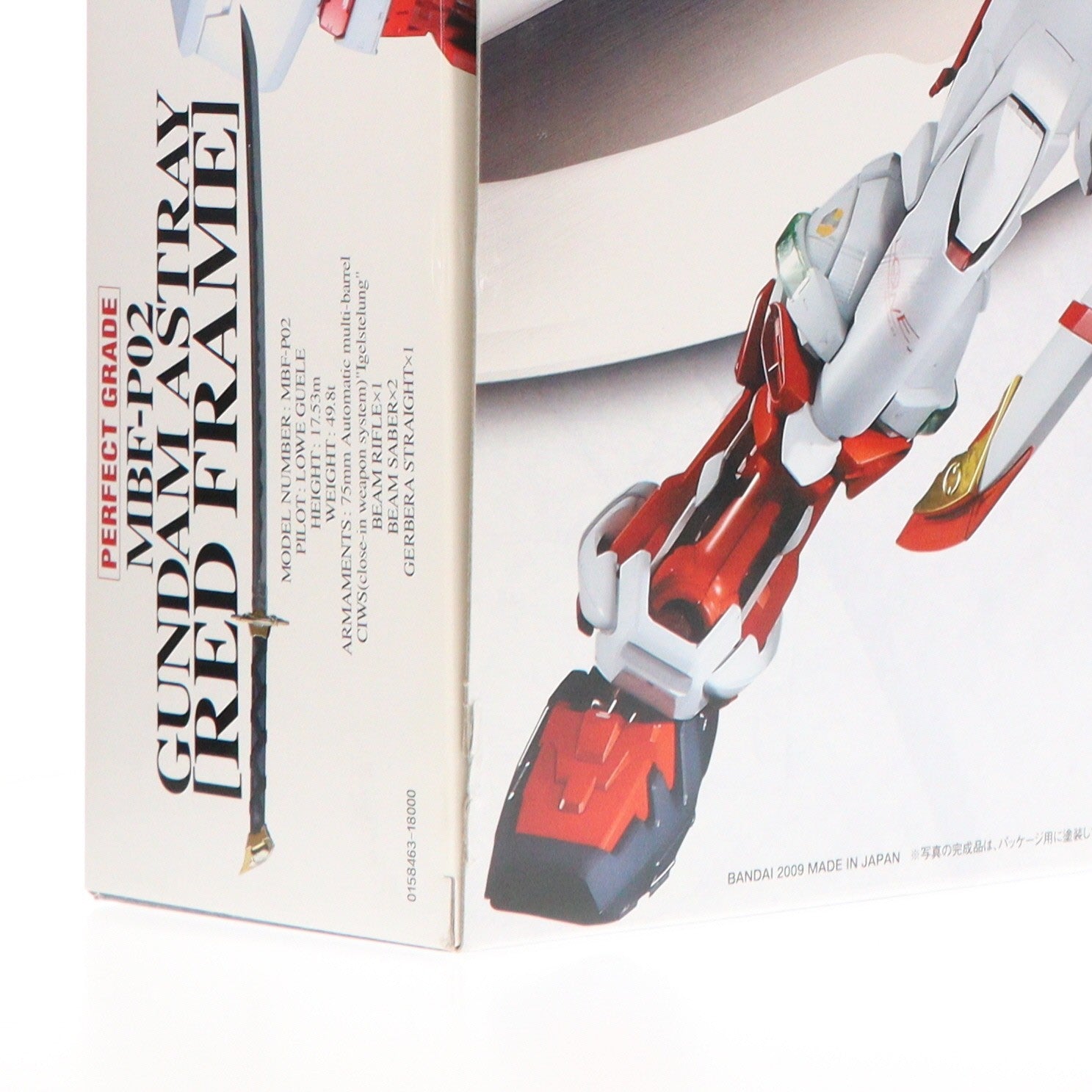 【中古即納】[PTM] PG 1/60 MBF-P02 ガンダムアストレイ レッドフレーム 機動戦士ガンダムSEED ASTRAY(シード アストレイ) プラモデル(2038041) バンダイ(20090327)