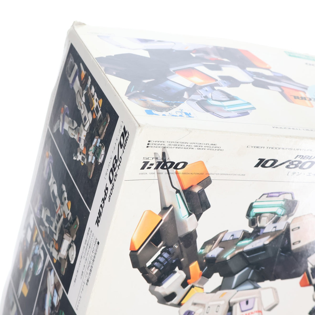【中古即納】[PTM] 1/100 MBV-04-10/80sp テン・エイティ スペシャル 電脳戦機バーチャロン オラトリオ・タングラム プラモデル(KP110) コトブキヤ(20100227)