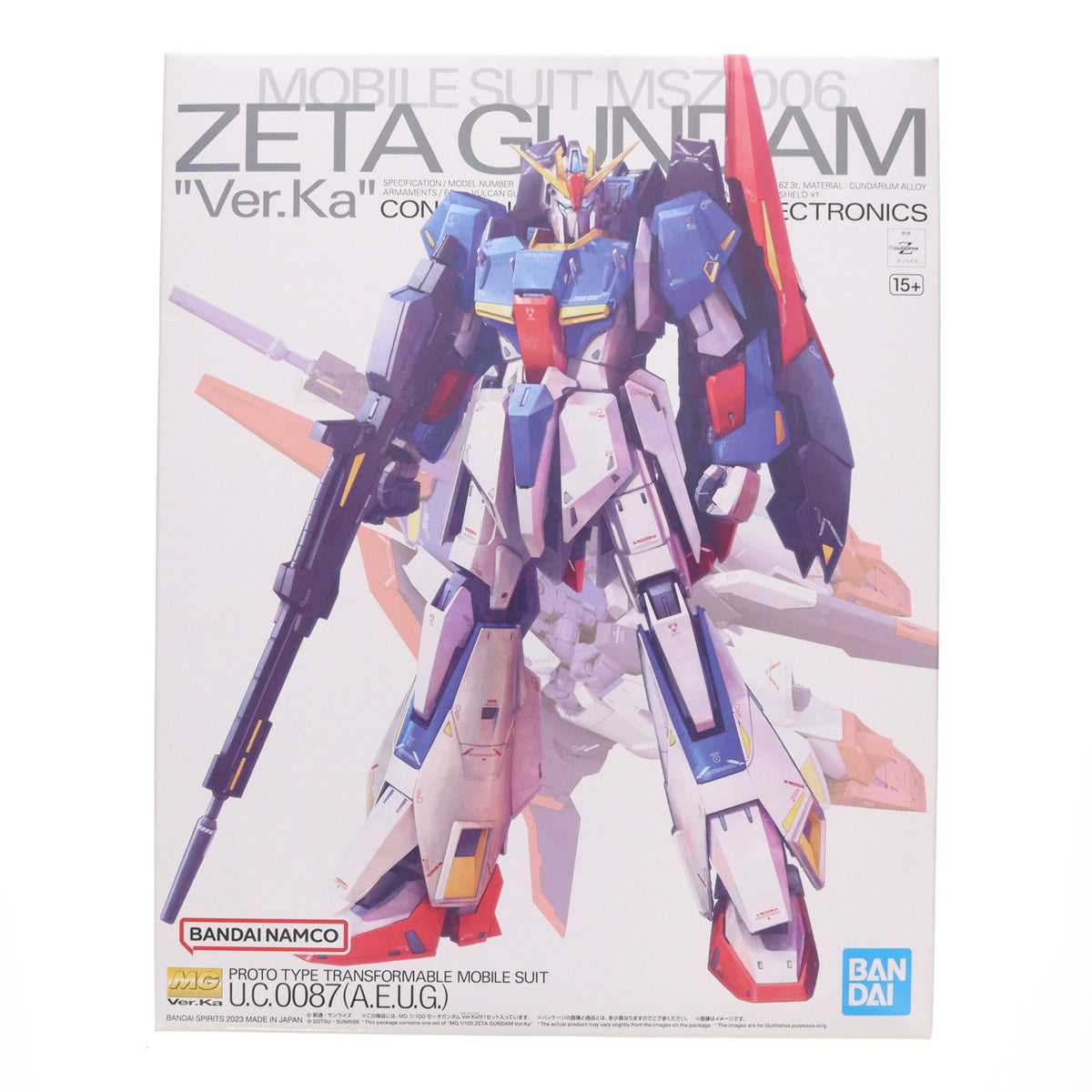 【中古即納】[PTM] (再販) MG 1/100 ゼータガンダム Ver.Ka 機動戦士Zガンダム プラモデル(5064015) バンダイスピリッツ(20260530)