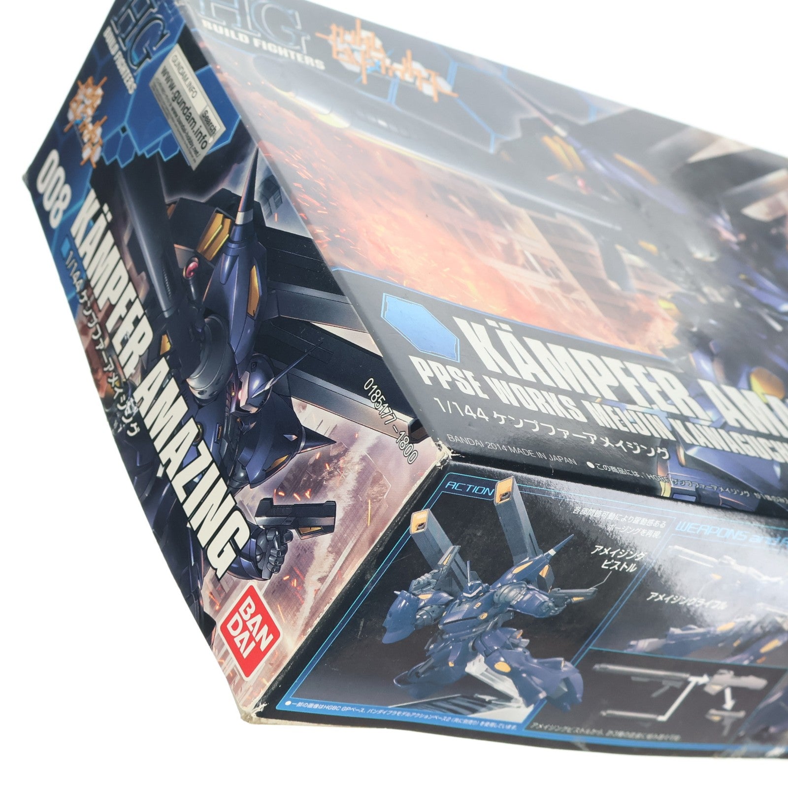 【中古即納】[PTM] HGBF 1/144 PPMS-18E ケンプファーアメイジング ガンダムビルドファイターズ プラモデル(0185177) バンダイ(20190930)