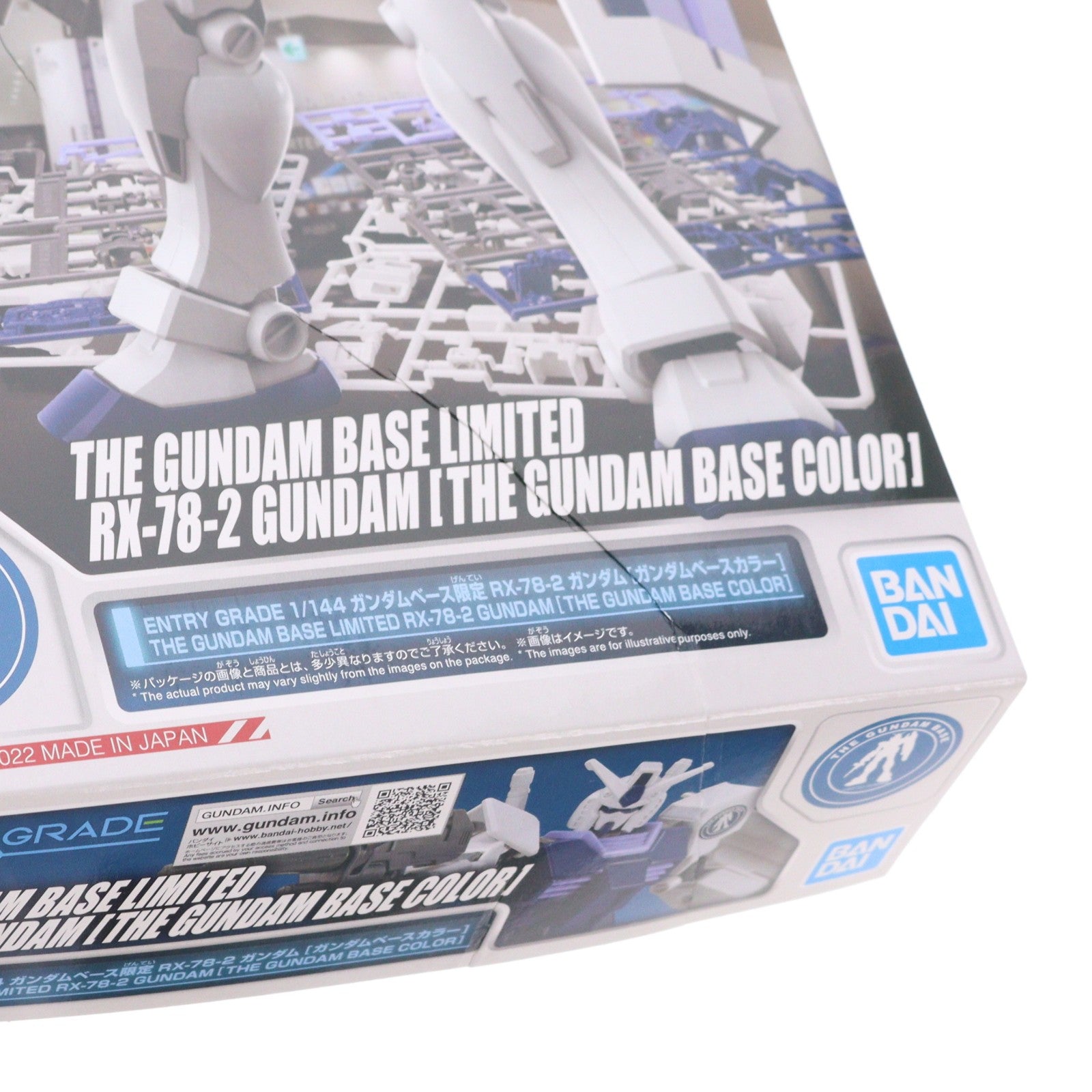 【中古即納】[PTM] ガンダムベース限定 ENTRY GRADE 1/144 RX-78-2 ガンダム [ガンダムベースカラー] 機動戦士ガンダム プラモデル(5063411) バンダイスピリッツ(20220503)