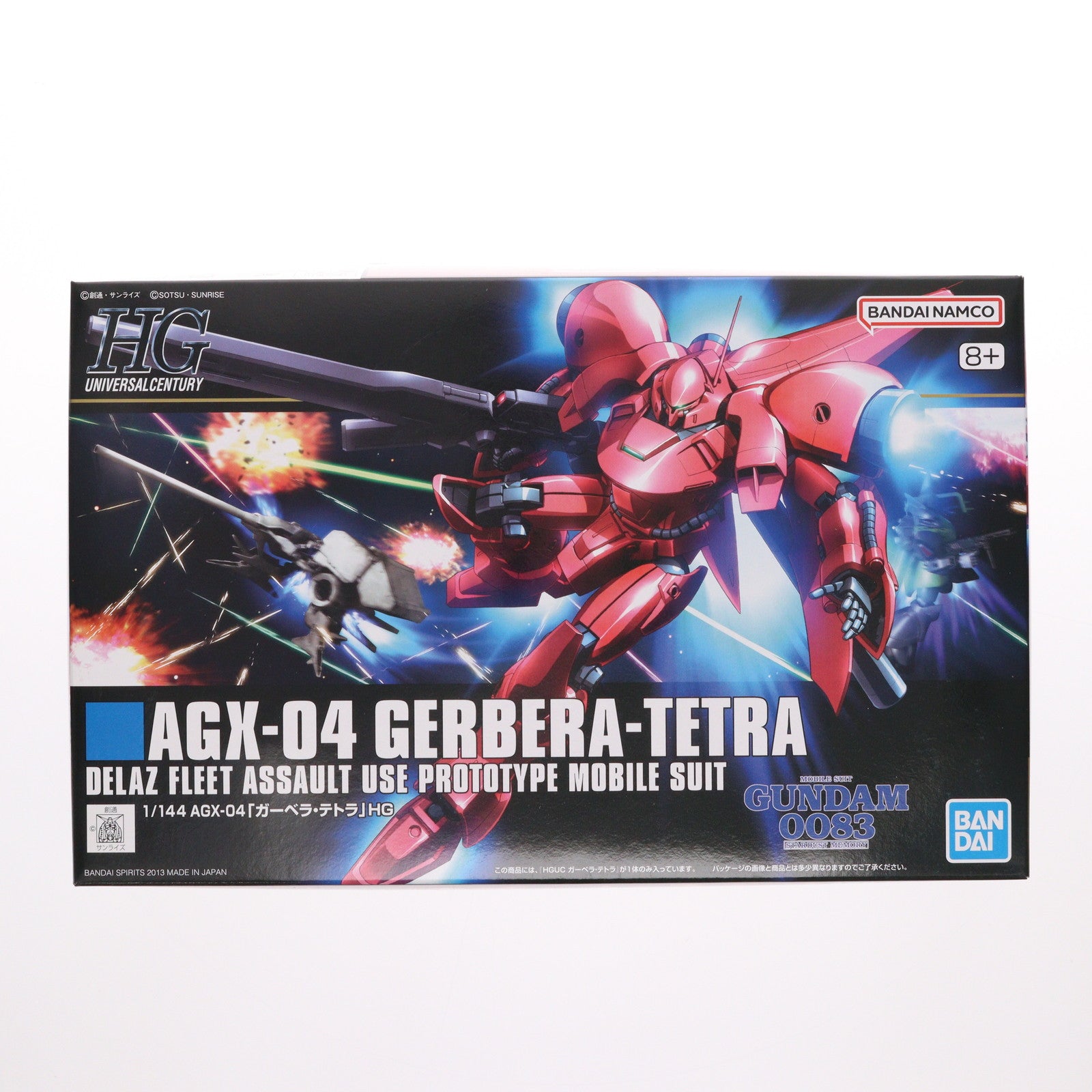 【中古即納】[PTM] (再販) HGUC 1/144 AGX-04 ガーベラ・テトラ 機動戦士ガンダム0083 STARDUST MEMORY(スターダストメモリー) プラモデル(5055886) バンダイスピリッツ(20260502)