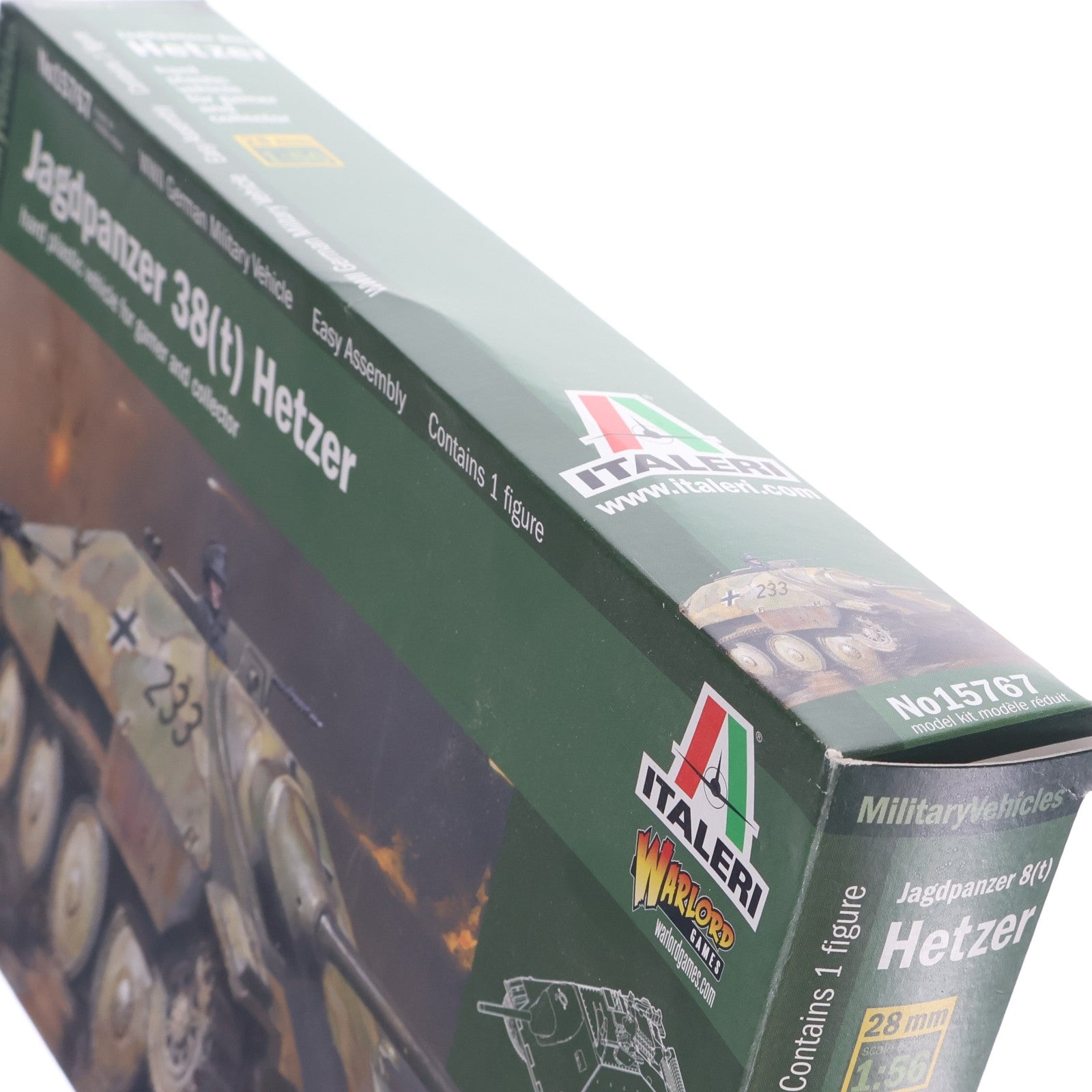 【中古即納】[PTM] 1/56 WW.II ドイツ軍 駆逐戦車 38(t) ヘッツァー プラモデル(15767) ITALERI(イタレリ)(20180531)