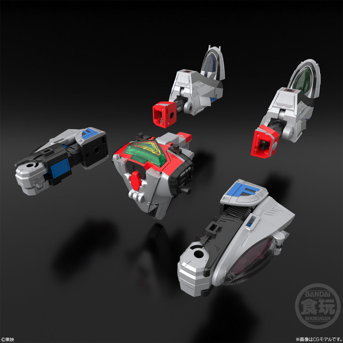 【中古即納】[PTM] (食玩) SMP[SHOKUGAN MODELING PROJECT] 3Dフォーメーション タイムロボ 未来戦隊タイムレンジャー プラモデル バンダイ(20260126)