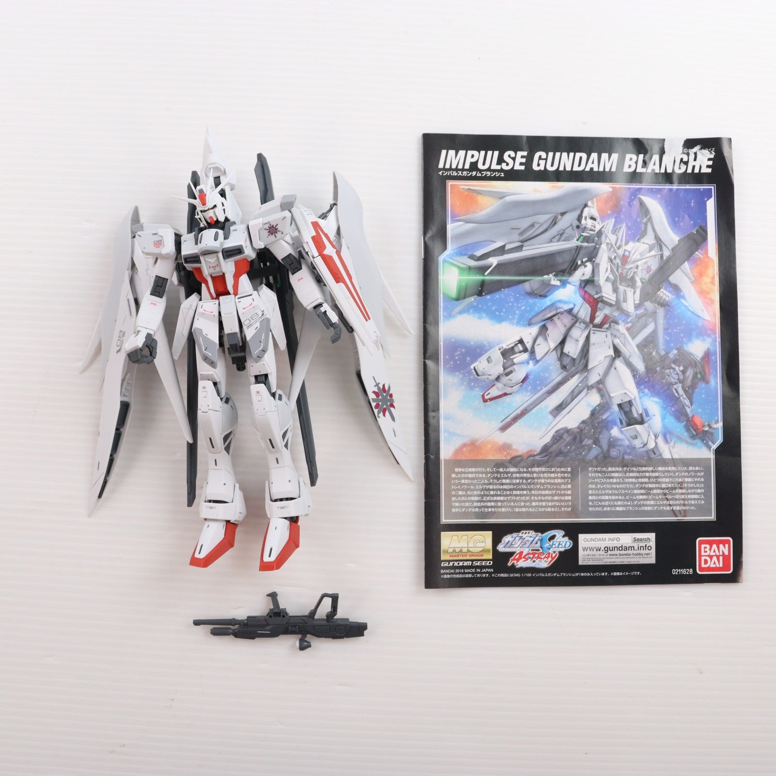 【中古即納】[PTM] プレミアムバンダイ限定 MG 1/100 インパルスガンダムブランシュ 機動戦士ガンダムSEED ASTRAY(シード アストレイ) 天空の皇女 プラモデル(0211628) バンダイ(20160930)