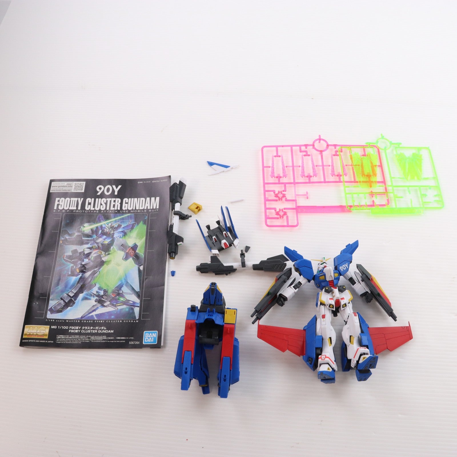 【中古即納】[PTM] プレミアムバンダイ限定 MG 1/100 F90IIIY クラスターガンダム 機動戦士ガンダムF90 プラモデル(5067264) バンダイスピリッツ(20241031)
