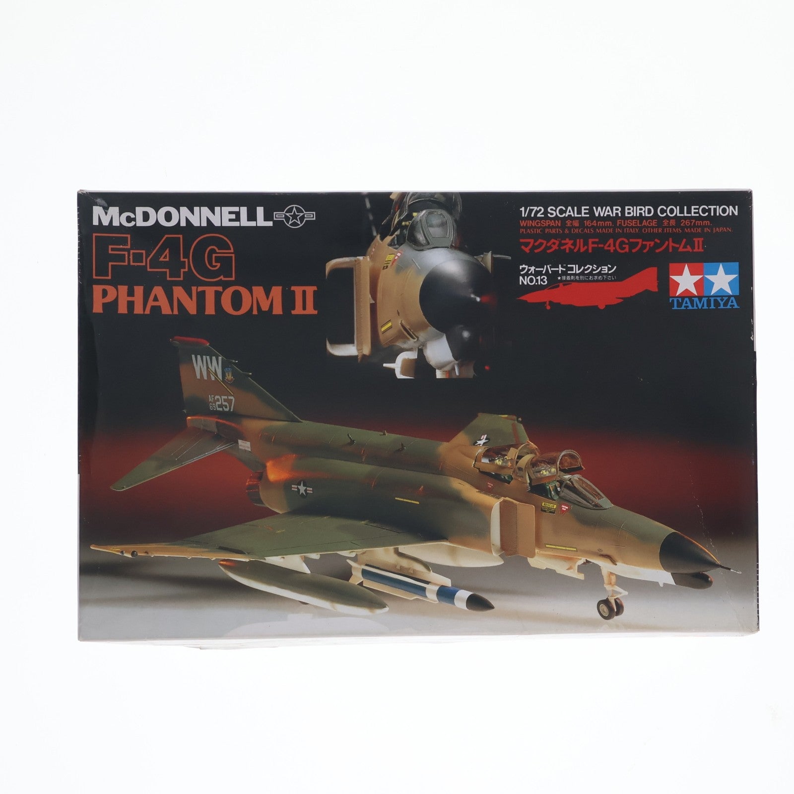 【中古即納】[PTM] ウォーバードコレクション No.13 1/72 マクダネル F-4G ファントムII プラモデル(60713) タミヤ(20111007)
