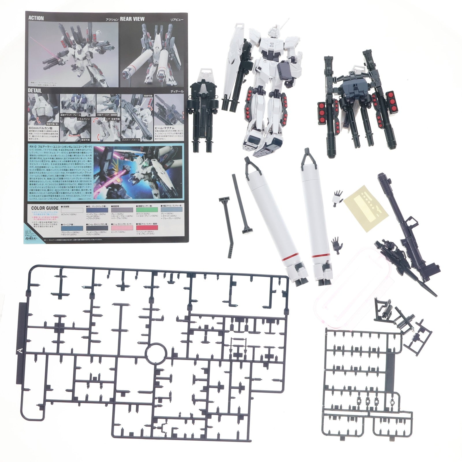 【中古即納】[PTM] HGUC 1/144 RX-0 フルアーマーユニコーンガンダム(ユニコーンモード) 機動戦士ガンダムUC(ユニコーン) プラモデル(0181944) バンダイ(20180331)