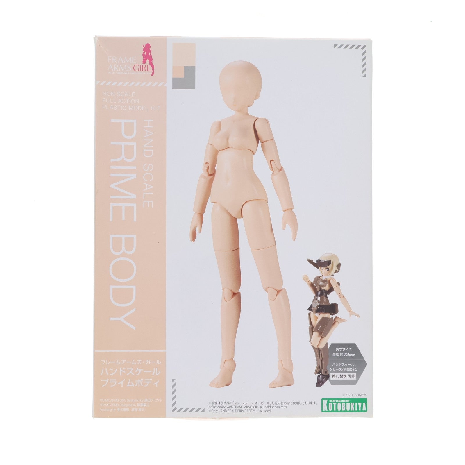 【中古即納】[PTM] フレームアームズ・ガール ハンドスケール プライムボディ プラモデル(FG071) コトブキヤ(20200821)