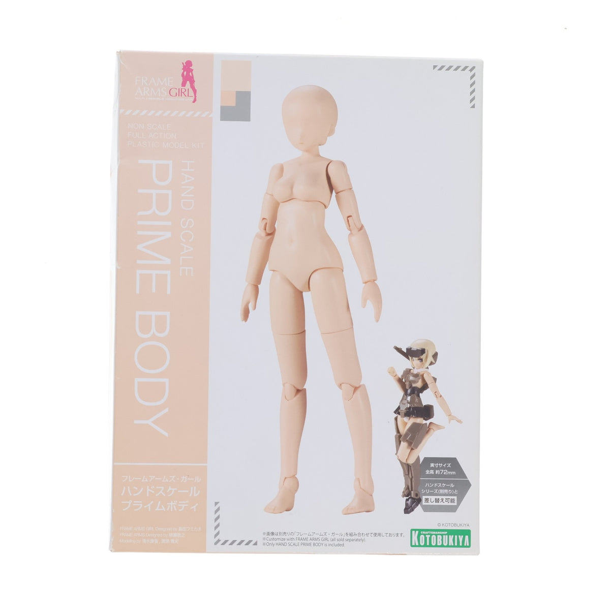 【中古即納】[PTM] フレームアームズ・ガール ハンドスケール プライムボディ プラモデル(FG071) コトブキヤ(20200821)