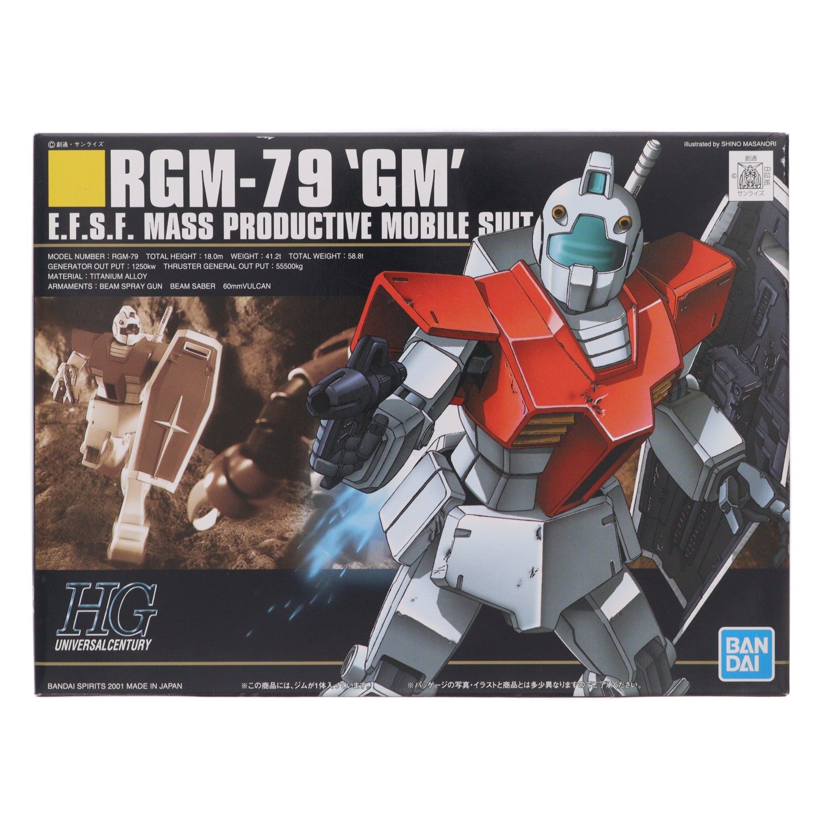 【中古即納】[PTM] (再々販) HGUC 1/144 RGM-79 ジム 機動戦士ガンダム プラモデル(592484) バンダイスピリッツ(20260211)