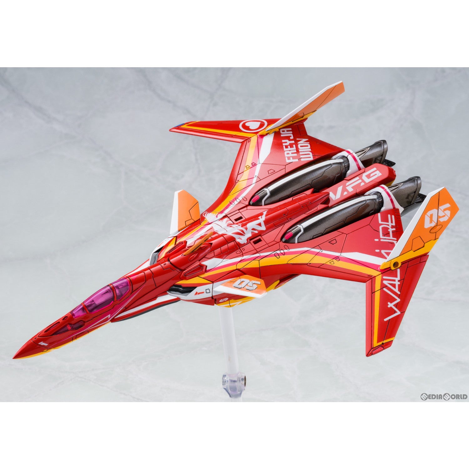 【中古即納】[PTM] V.F.G. MC-14 VF-31J ジークフリード フレイア・ヴィオン マクロスΔ(デルタ) プラモデル アオシマ(20240824)