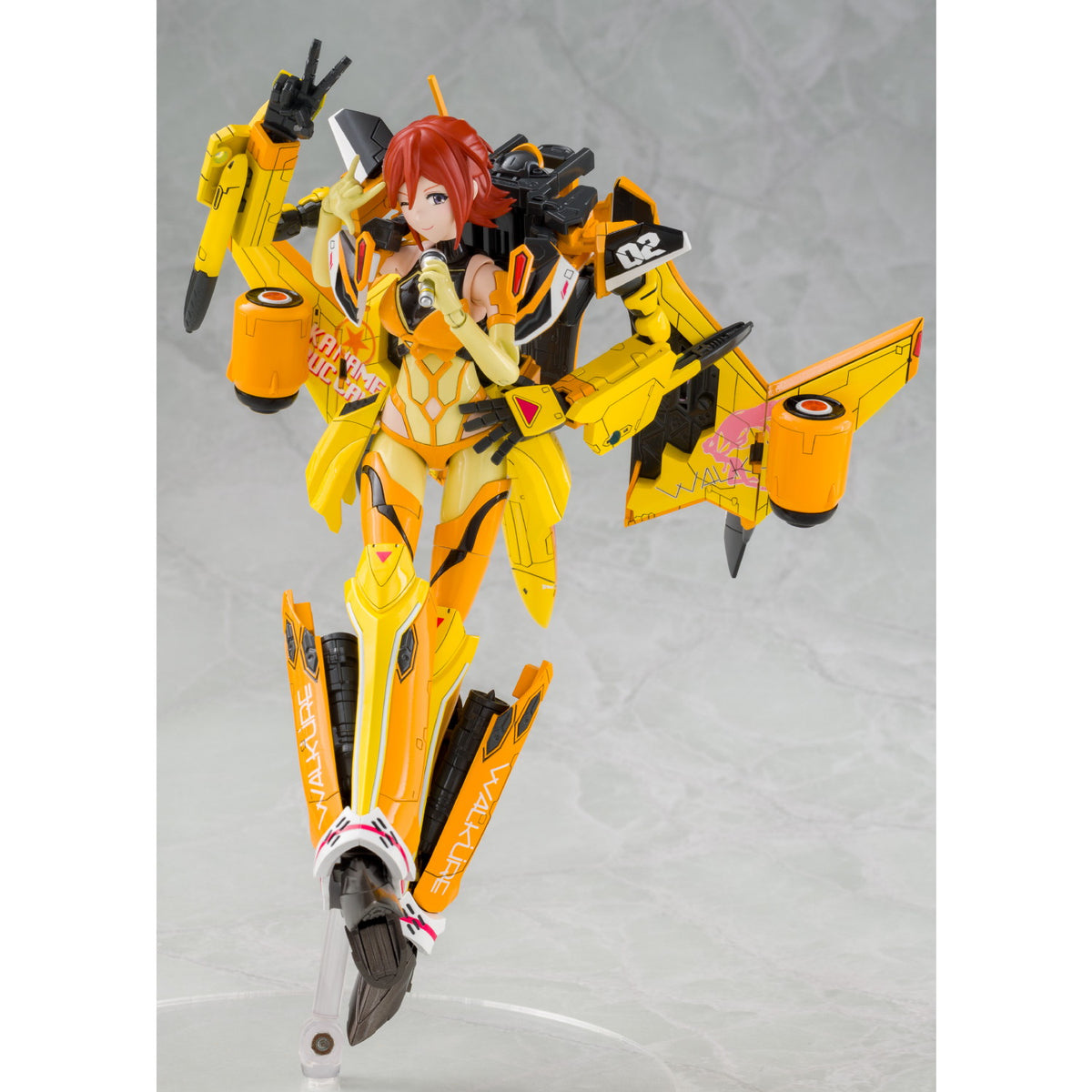 【中古即納】[PTM] V.F.G. MC-16 VF-31J ジークフリード カナメ・バッカニア マクロスΔ(デルタ) プラモデル(065273) アオシマ(20241222)