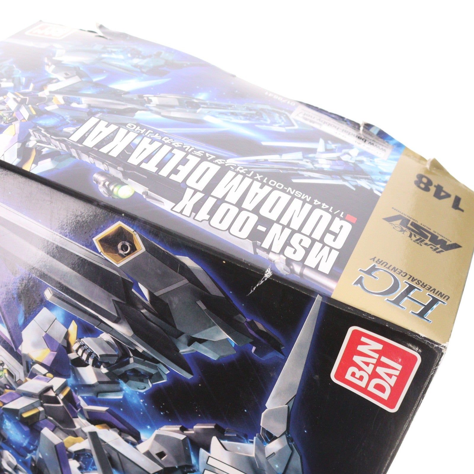 【中古即納】[PTM] HGUC 1/144 MSN-001X ガンダムデルタカイ 機動戦士ガンダムUC(ユニコーン) MSV プラモデル(0179641) バンダイ(20180201)