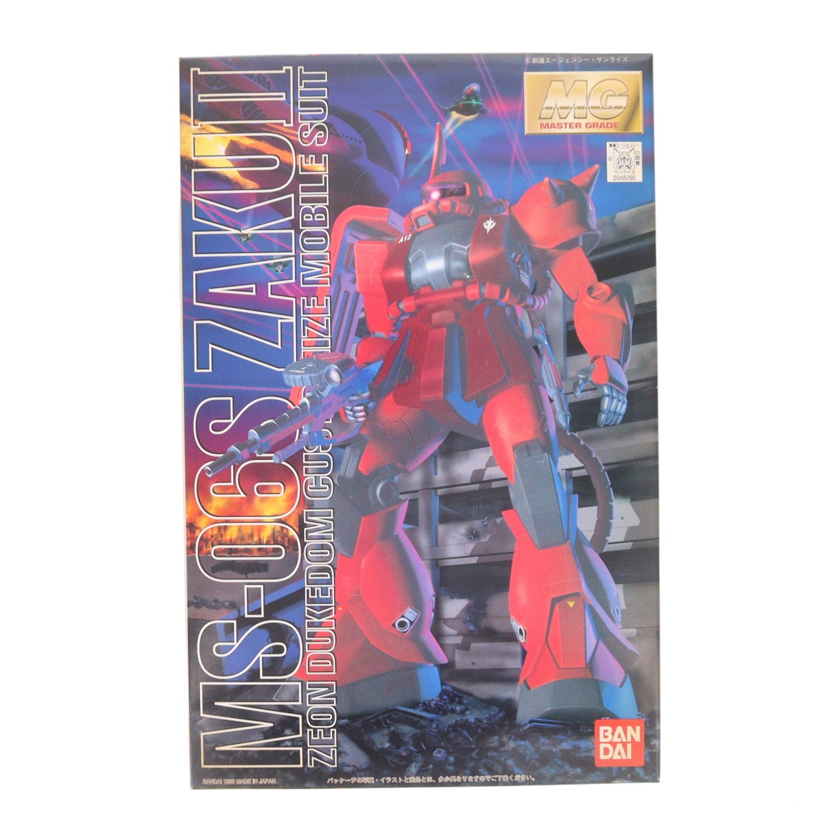 【中古即納】[PTM] MG 1/100 MS-06S シャア・アズナブル専用 ザクII 機動戦士ガンダム プラモデル(0048290) バンダイ(20170802)