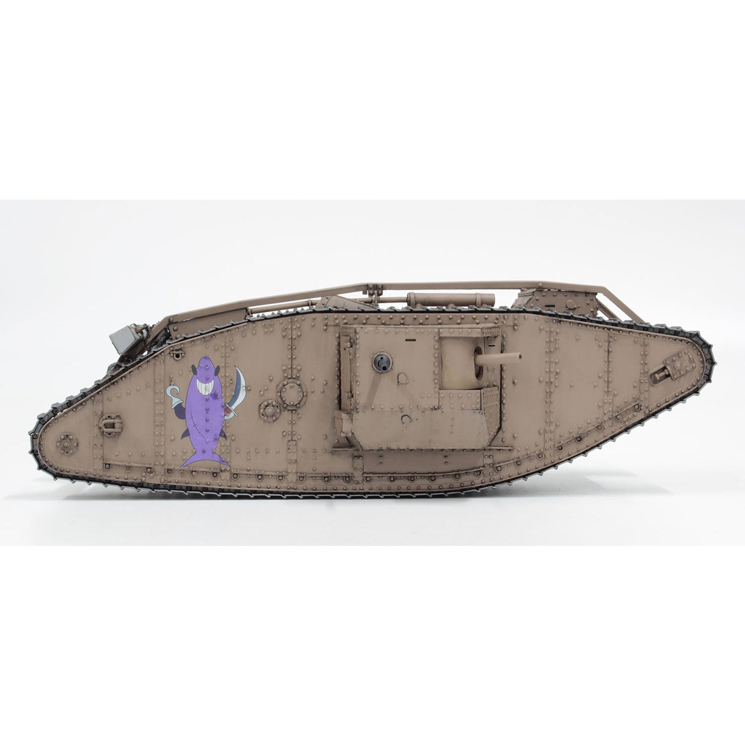 【中古即納】[PTM] バトルダメージデカール&アクリルスタンド付属 1/35 Mk.IV戦車 サメさんチーム 準決勝です! ガールズ&パンツァー 最終章 プラモデル(GP-80) プラッツ(20230120)