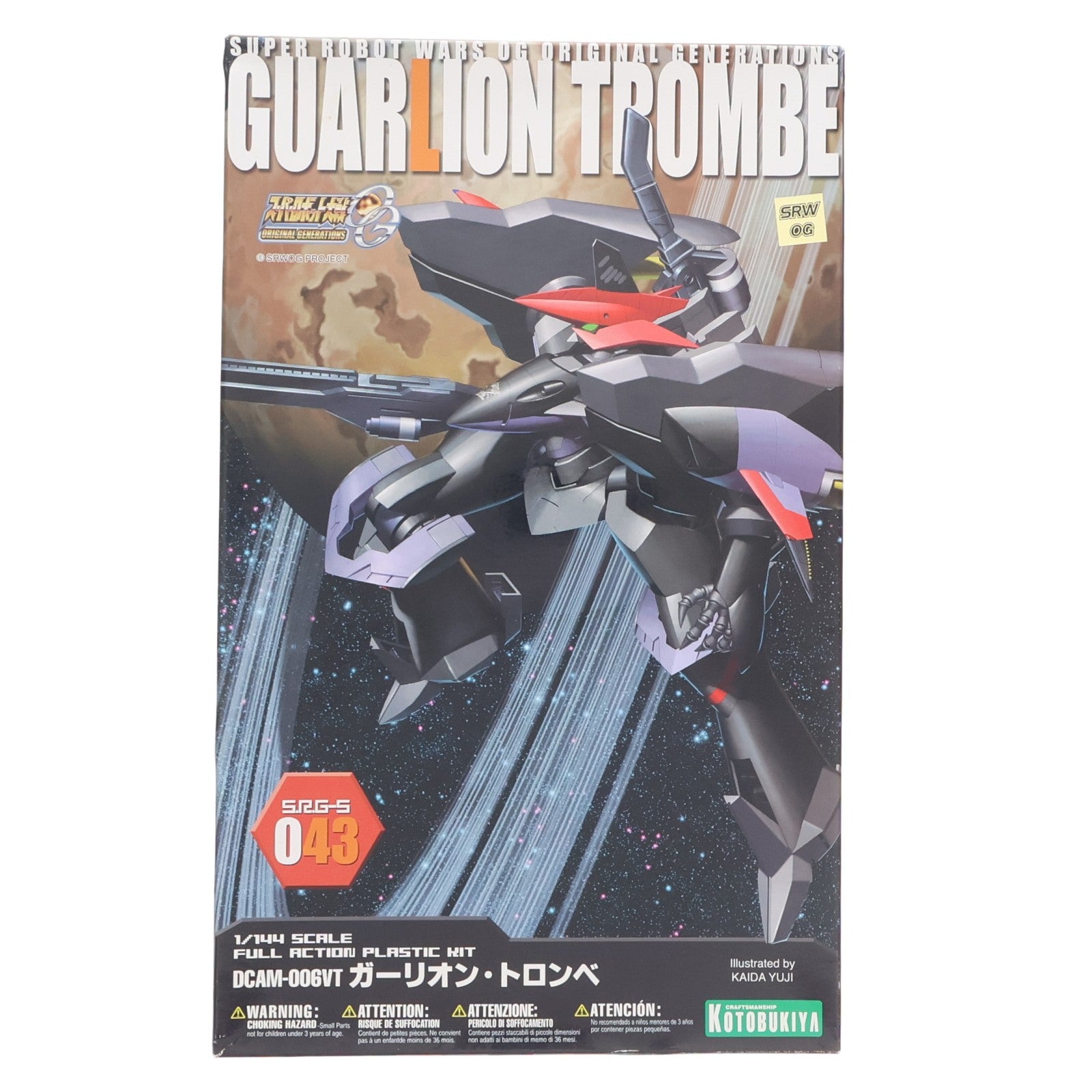 【中古即納】[PTM] 1/144 DCAM-006VT ガーリオン・トロンベ S.R.G-S 043 スーパーロボット大戦OG プラモデル(KP124) コトブキヤ(20100623)