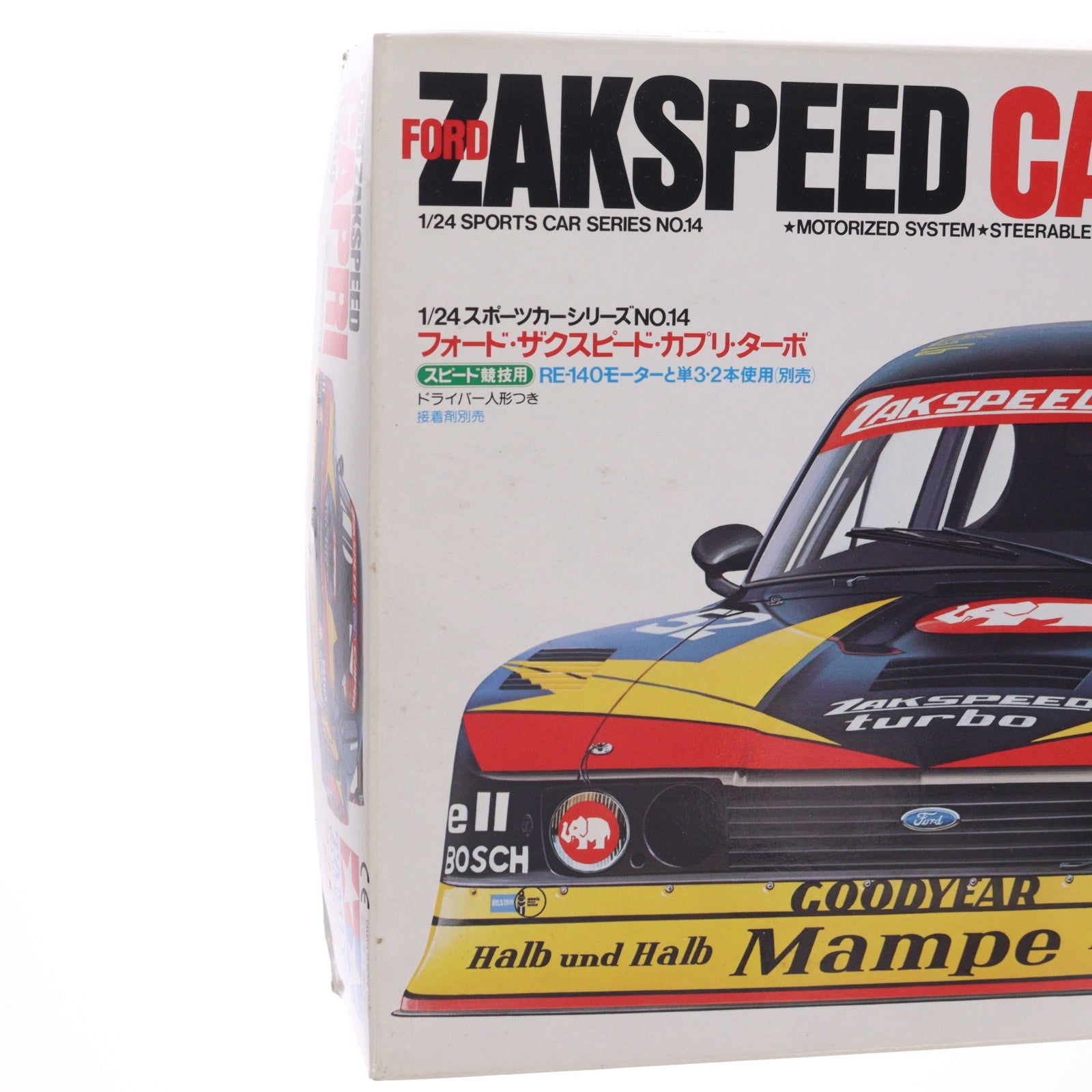 【中古即納】[PTM] スポーツカーシリーズ No.14 1/24 フォード・ザクスピード・カプリ・ターボ モーターライズキット プラモデル(24014) タミヤ(19990317)