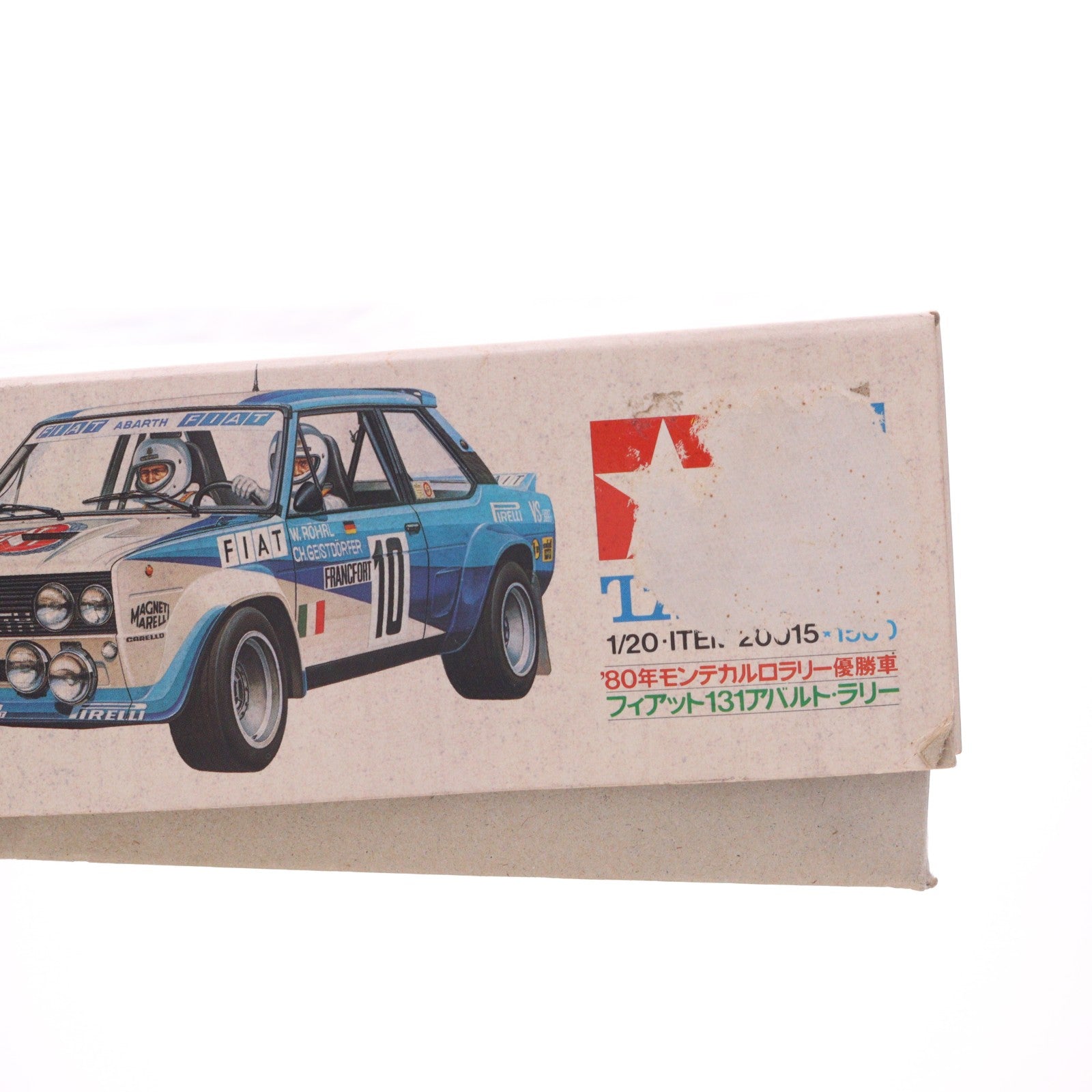 【中古即納】[PTM] グランプリコレクション No.15 1/20 フィアット 131 アバルトラリー 80年モンテカルロラリー優勝車 モーターライズキット プラモデル(20015) タミヤ(19811231)