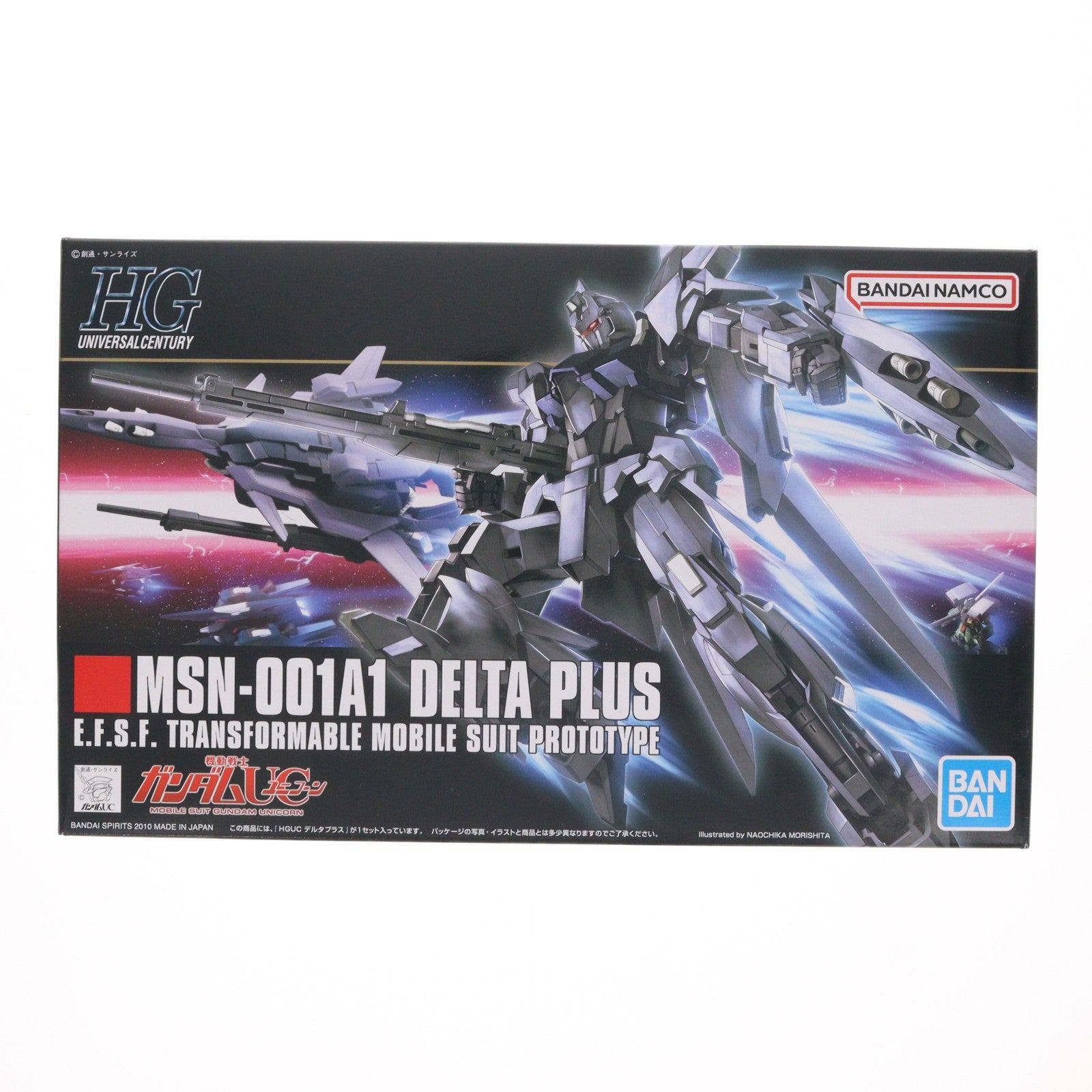 【中古即納】[PTM] (再販) HGUC 1/144 デルタプラス 機動戦士ガンダムUC(ユニコーン) プラモデル バンダイスピリッツ(20241231)