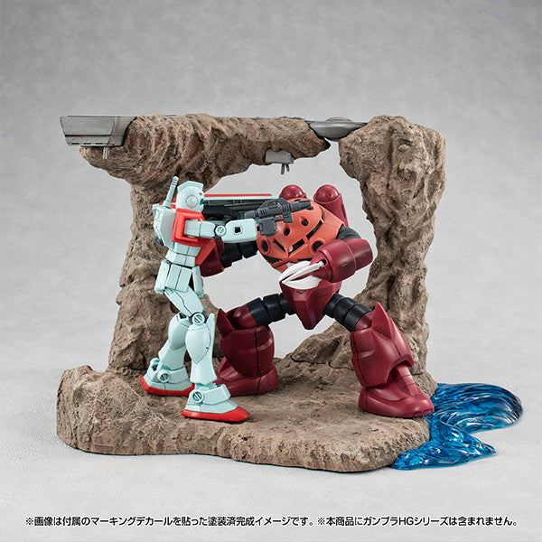 【中古即納】[PTM] RMS(Realistic Model Series) Gストラクチャー 【GS01M】ジャブローに散る!(マテリアルカラーエディション) 機動戦士ガンダム 1/144HGシリーズ用半完成品キット プラモデル用アクセサリ メガハウス(20250731)