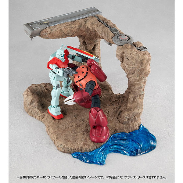 【中古即納】[PTM] RMS(Realistic Model Series) Gストラクチャー 【GS01M】ジャブローに散る!(マテリアルカラーエディション) 機動戦士ガンダム 1/144HGシリーズ用半完成品キット プラモデル用アクセサリ メガハウス(20250731)
