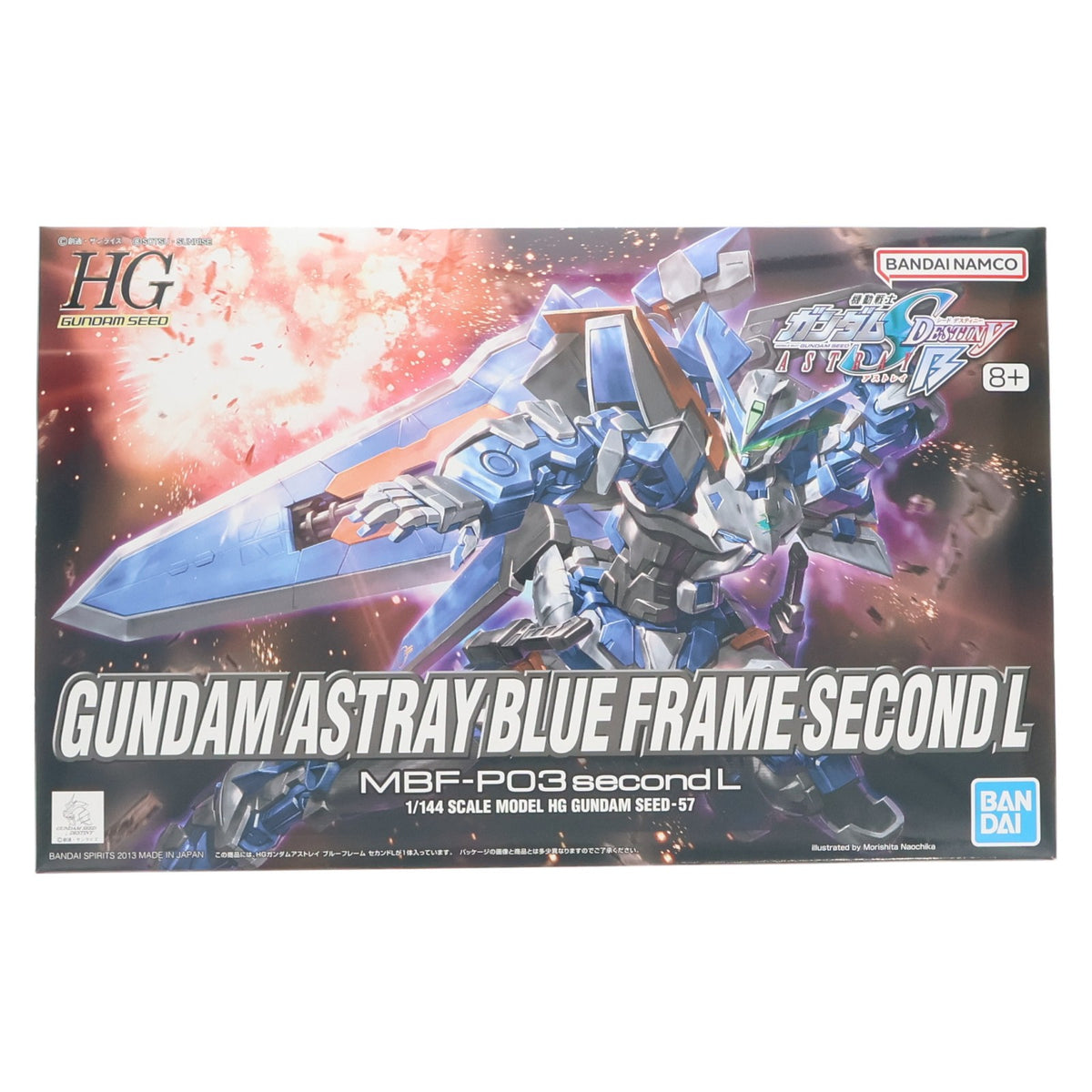 【中古即納】[PTM] (再々販) HG 1/144 MBF-P03 second L ガンダムアストレイ ブルーフレーム セカンドL 機動戦士ガンダムSEED VS ASTRAY(シードヴァーサスアストレイ) プラモデル バンダイスピリッツ(20250131)