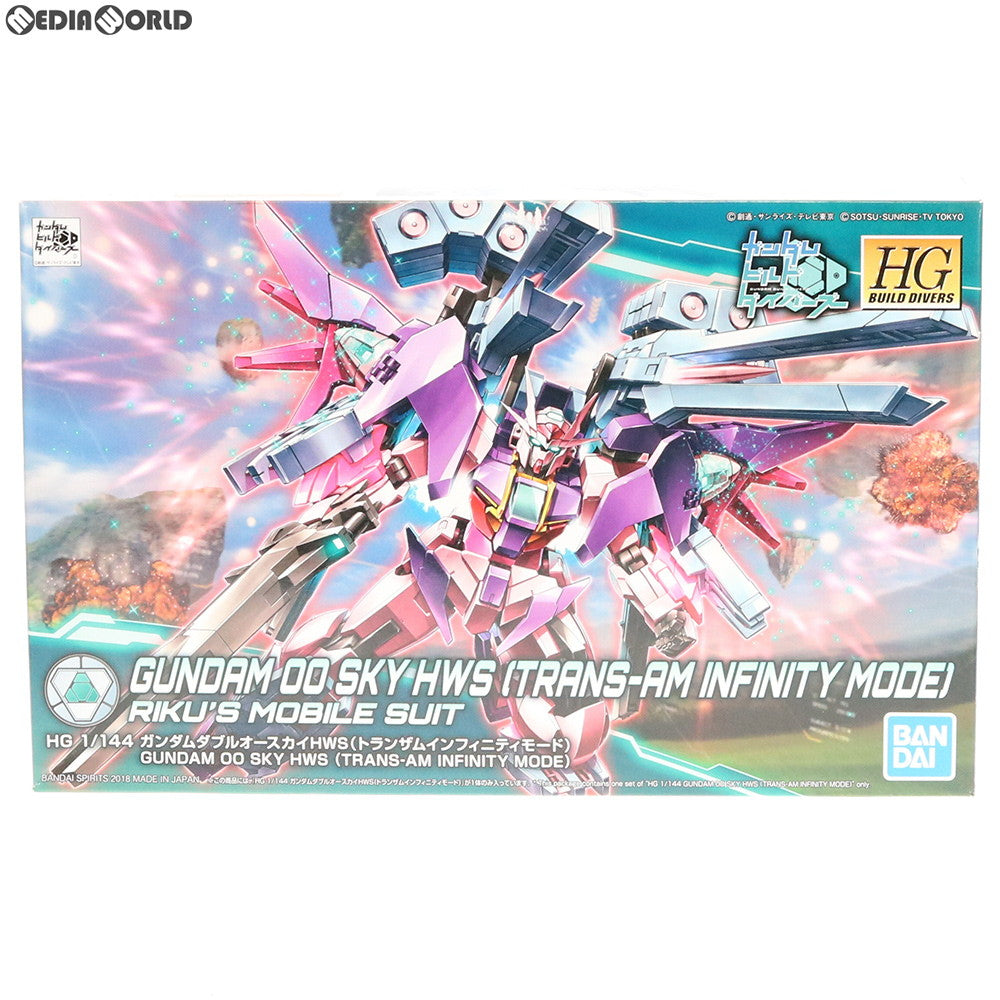 【中古即納】[PTM] HGBD 1/144 GN-0000DVR/S ガンダムダブルオースカイHWS(トランザムインフィニティモード) ガンダムビルドダイバーズ プラモデル(5055359) バンダイスピリッツ(20181117)