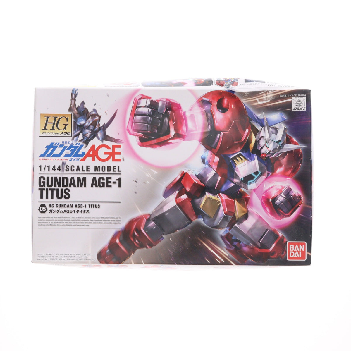 【中古即納】[PTM] HG 1/144 AGE-1T ガンダムAGE-1 タイタス 機動戦士ガンダムAGE(エイジ) プラモデル(0171623) バンダイ(20111130)