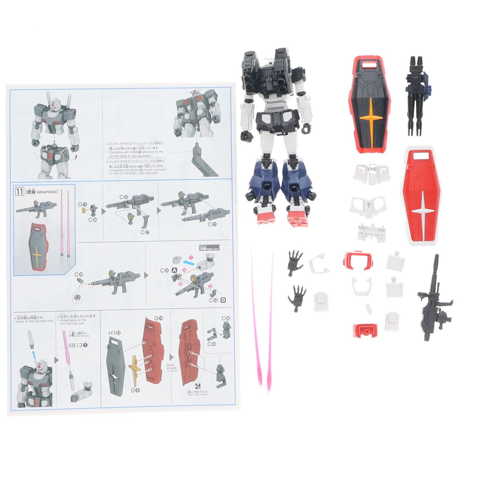 【中古即納】[PTM] GUNDAM FACTORY YOKOHAMA限定 1/144 RX-78F00 HMT ガンダム高機動型 機動戦士ガンダム プラモデル(5064240) バンダイスピリッツ(20220731)