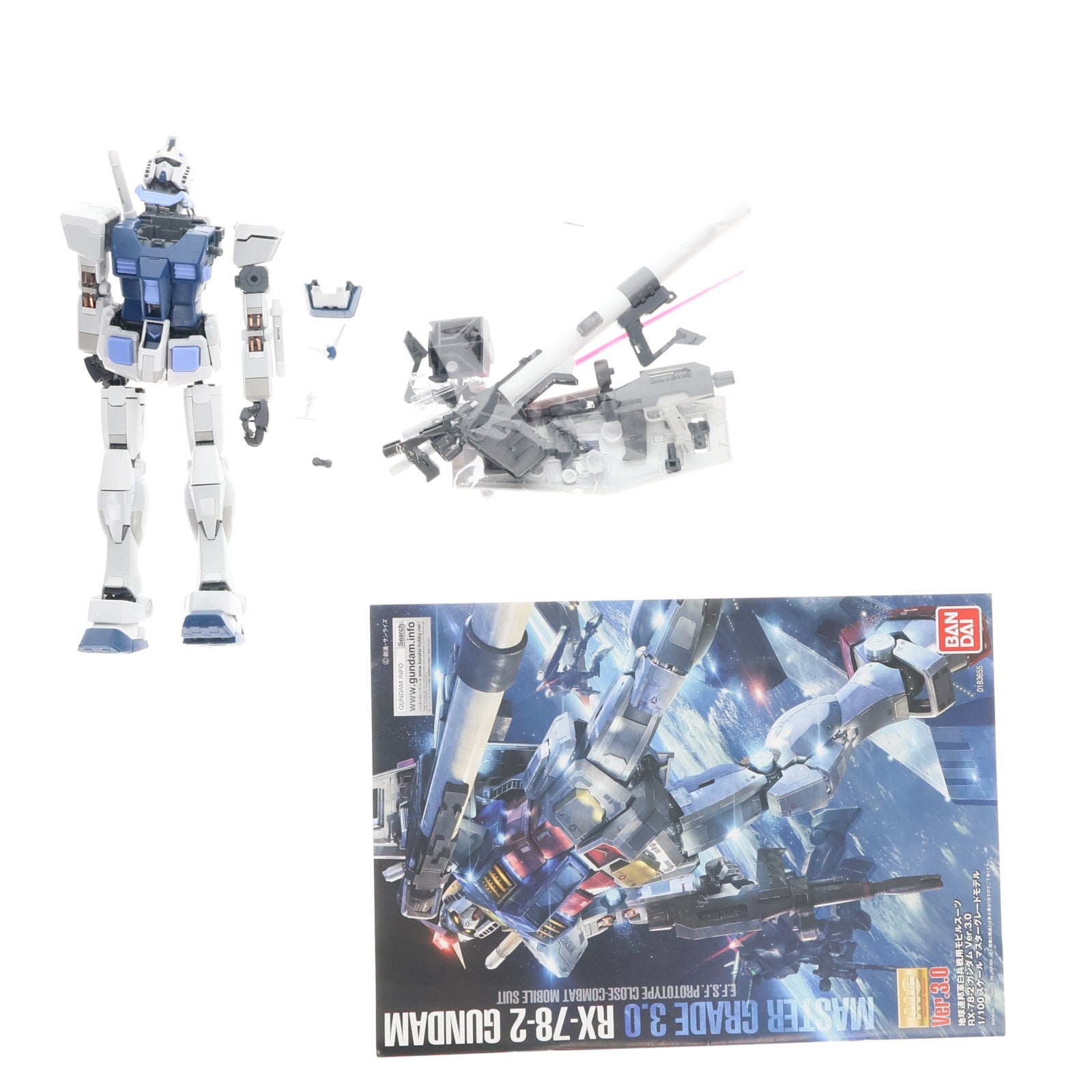 【中古即納】[PTM] ガンダムベース限定 MG 1/100 RX-78-2 ガンダムVer.3.0(ガンダムベースカラー) 機動戦士ガンダム プラモデル(5058910) バンダイスピリッツ(20191130)