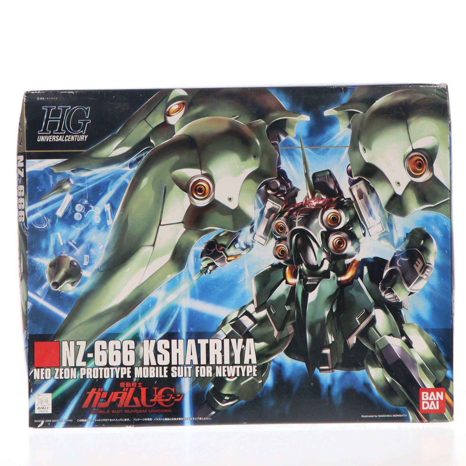 【中古即納】[PTM] HGUC 1/144 NZ-666 クシャトリヤ 機動戦士ガンダムUC(ユニコーン) プラモデル(0160542) バンダイ(20170610)