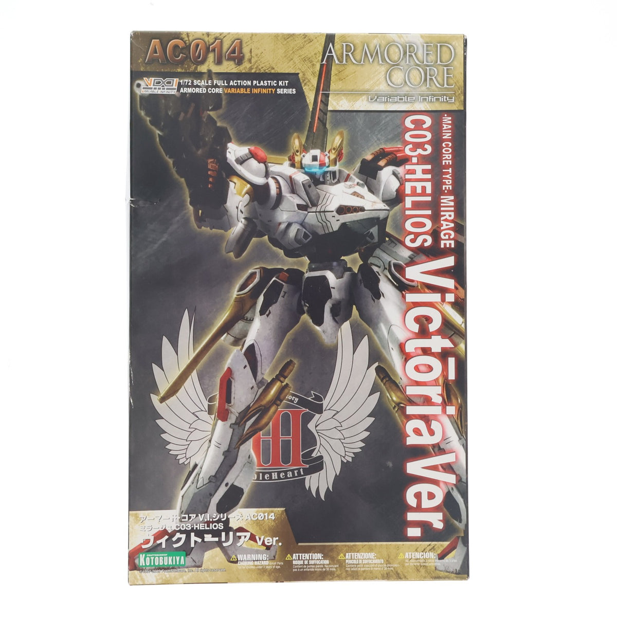 【中古即納】[PTM] V.I.シリーズ AC014 1/72 ミラージュ C03-HELIOS ウィクトーリアVer. ARMORED CORE(アーマード・コア) プラモデル(VI051) コトブキヤ(20100217)