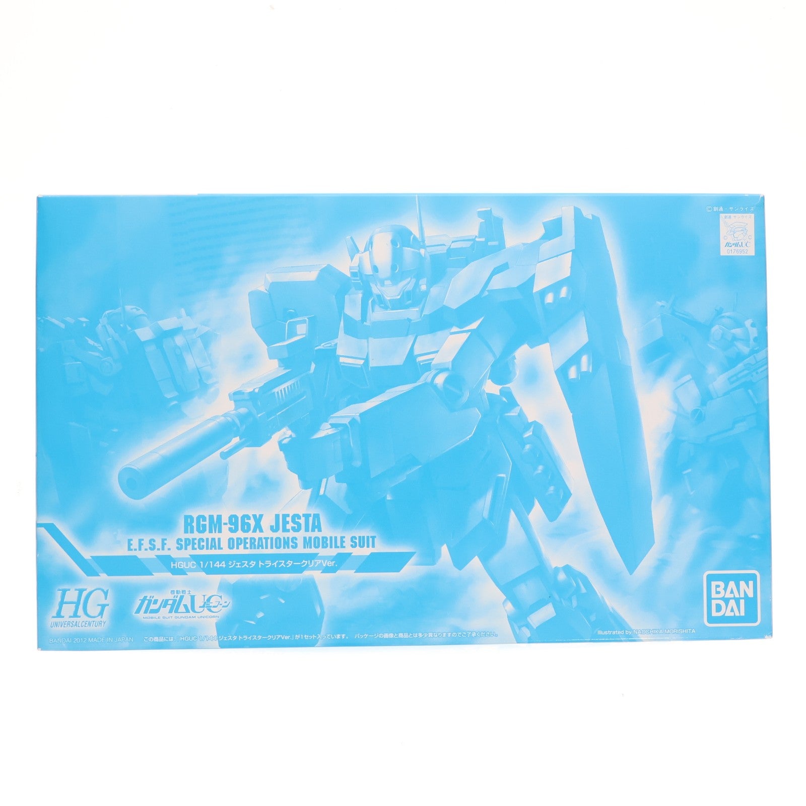 【中古即納】[PTM] プレミアムバンダイ限定 HGUC 1/144 RGM-96X ジェスタ トライスタークリアVer. 機動戦士ガンダムUC(ユニコーン) プラモデル(0176952) バンダイ(20120616)