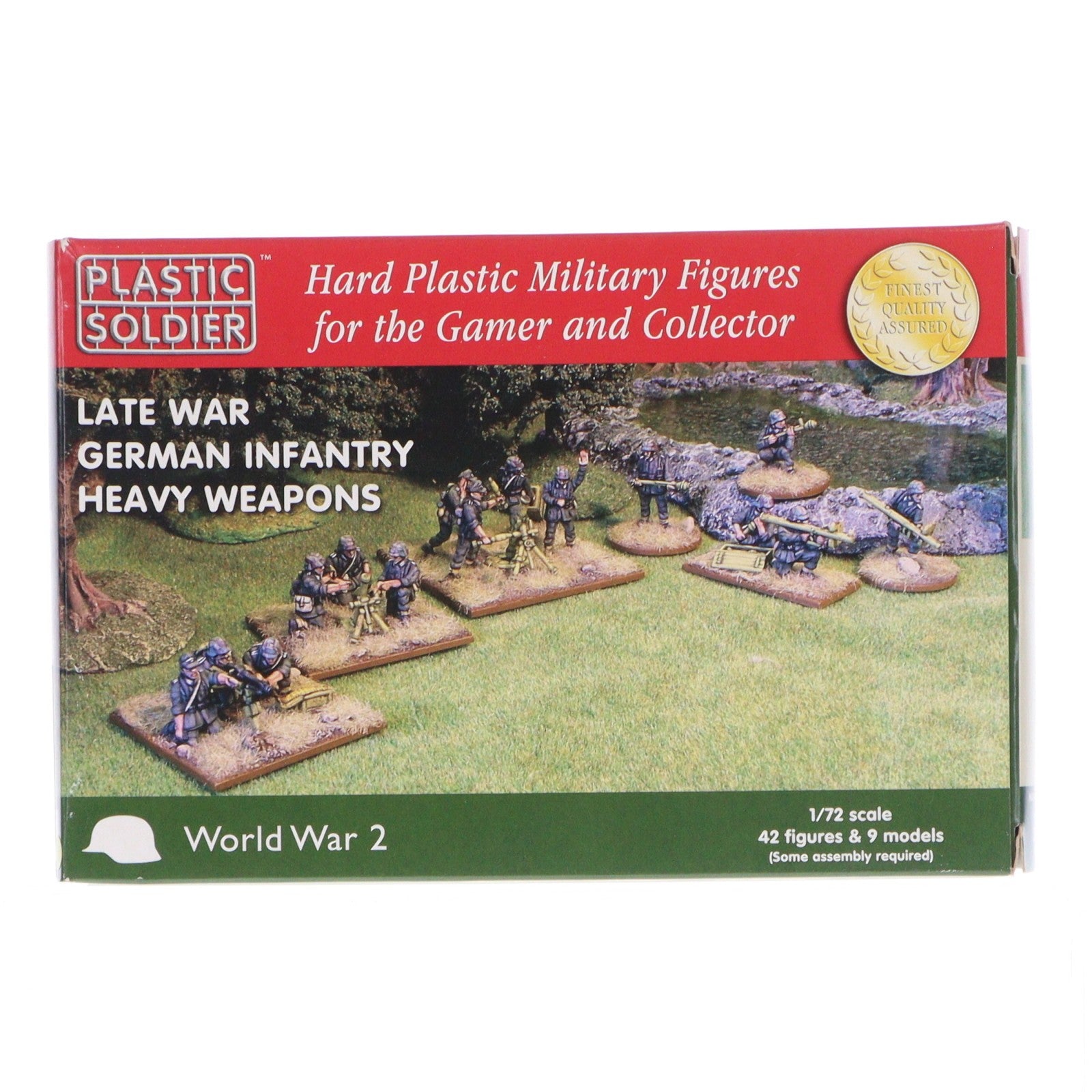 【中古即納】[PTM] 1/72 独歩兵 重火器セット 大戦末期(フィギュア×42+武装) プラモデル(PSCWW2020005) PLASTIC SOLDIER(プラスチックソルジャー)(20180819)