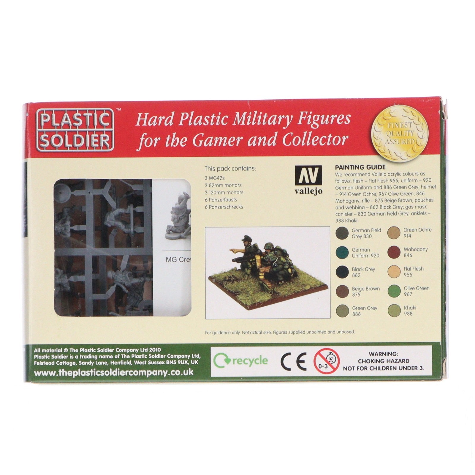 【中古即納】[PTM] 1/72 独歩兵 重火器セット 大戦末期(フィギュア×42+武装) プラモデル(PSCWW2020005) PLASTIC SOLDIER(プラスチックソルジャー)(20180819)