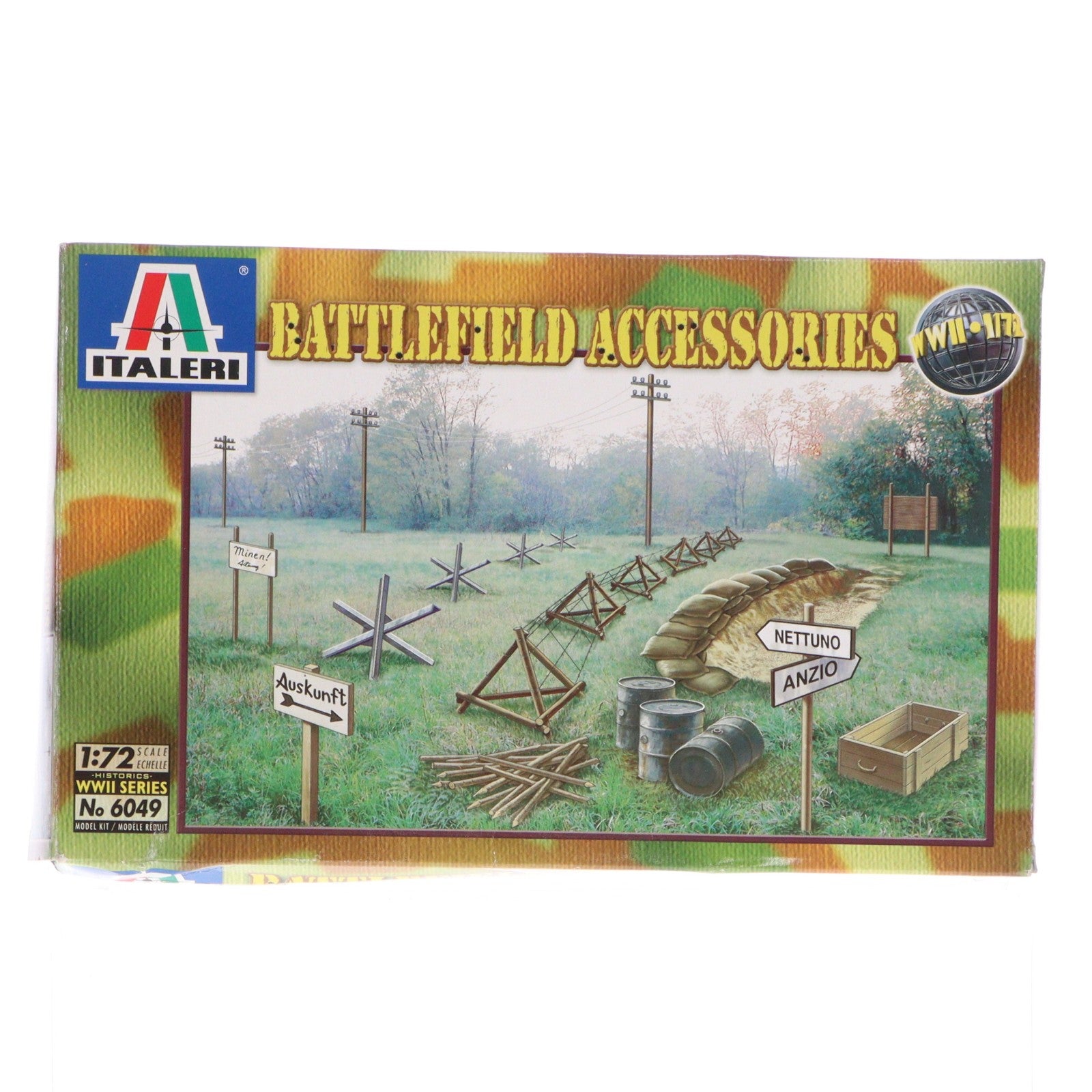 【中古即納】[PTM] 1/72 WWII 戦場ジオラマアクセサリーセット プラモデル(IT6049) イタレリ(Italeri)(20150101)