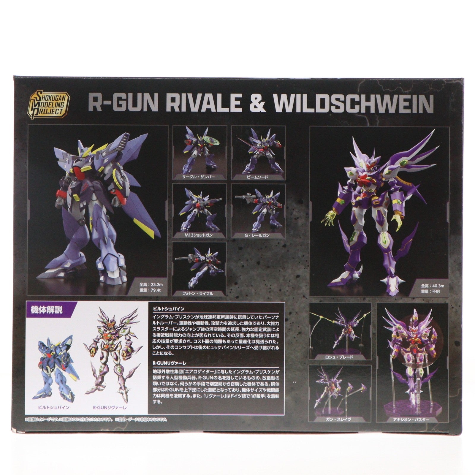 【中古即納】[PTM] (食玩) SMP[SHOKUGAN MODELING PROJECT] スーパーロボット大戦OG R-GUNリヴァーレ&ビルトシュバイン プラモデル プレミアムバンダイ限定 バンダイ(20250531)