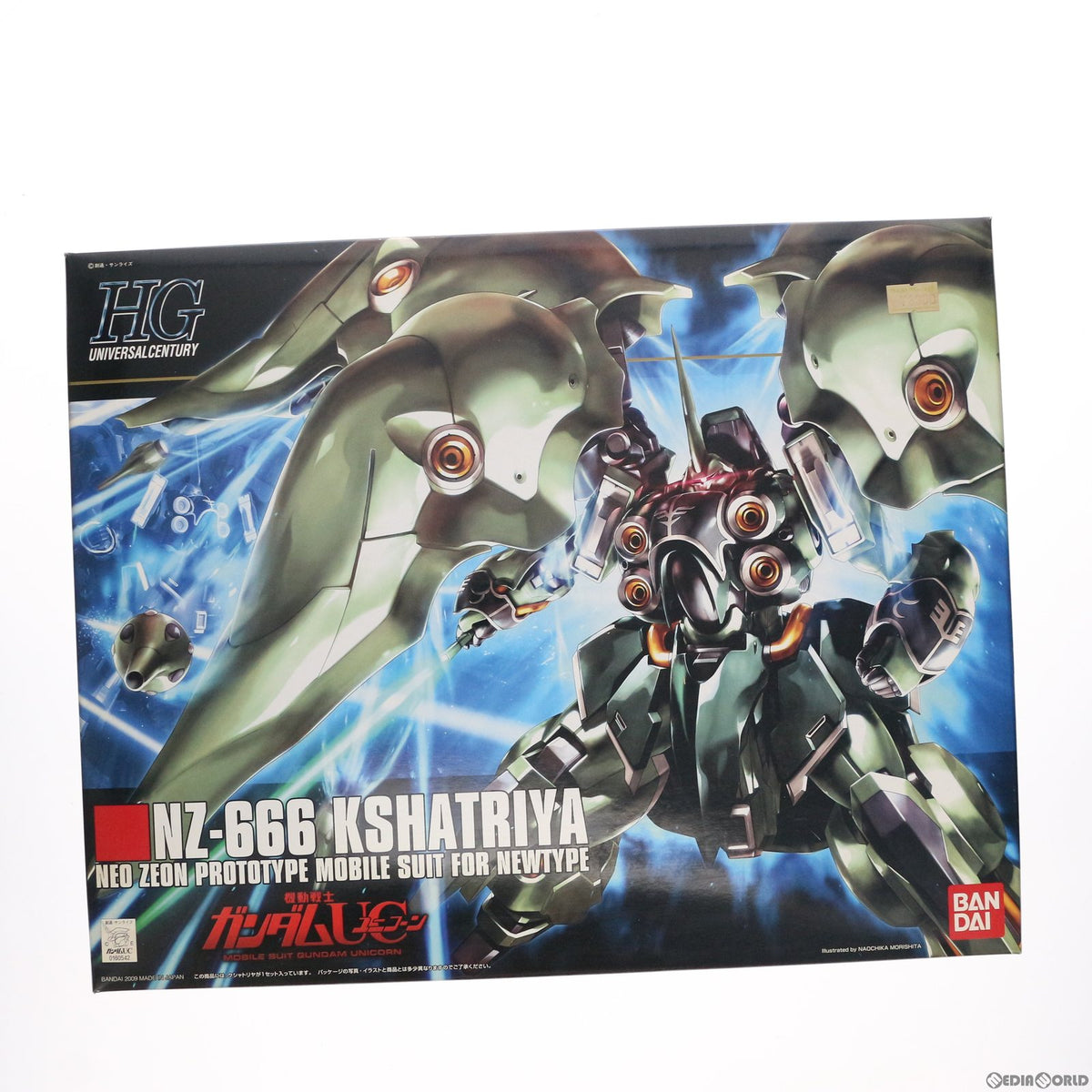 【中古即納】[PTM] HGUC 1/144 NZ-666 クシャトリヤ 機動戦士ガンダムUC(ユニコーン) プラモデル(0160542) バンダイ(20170610)