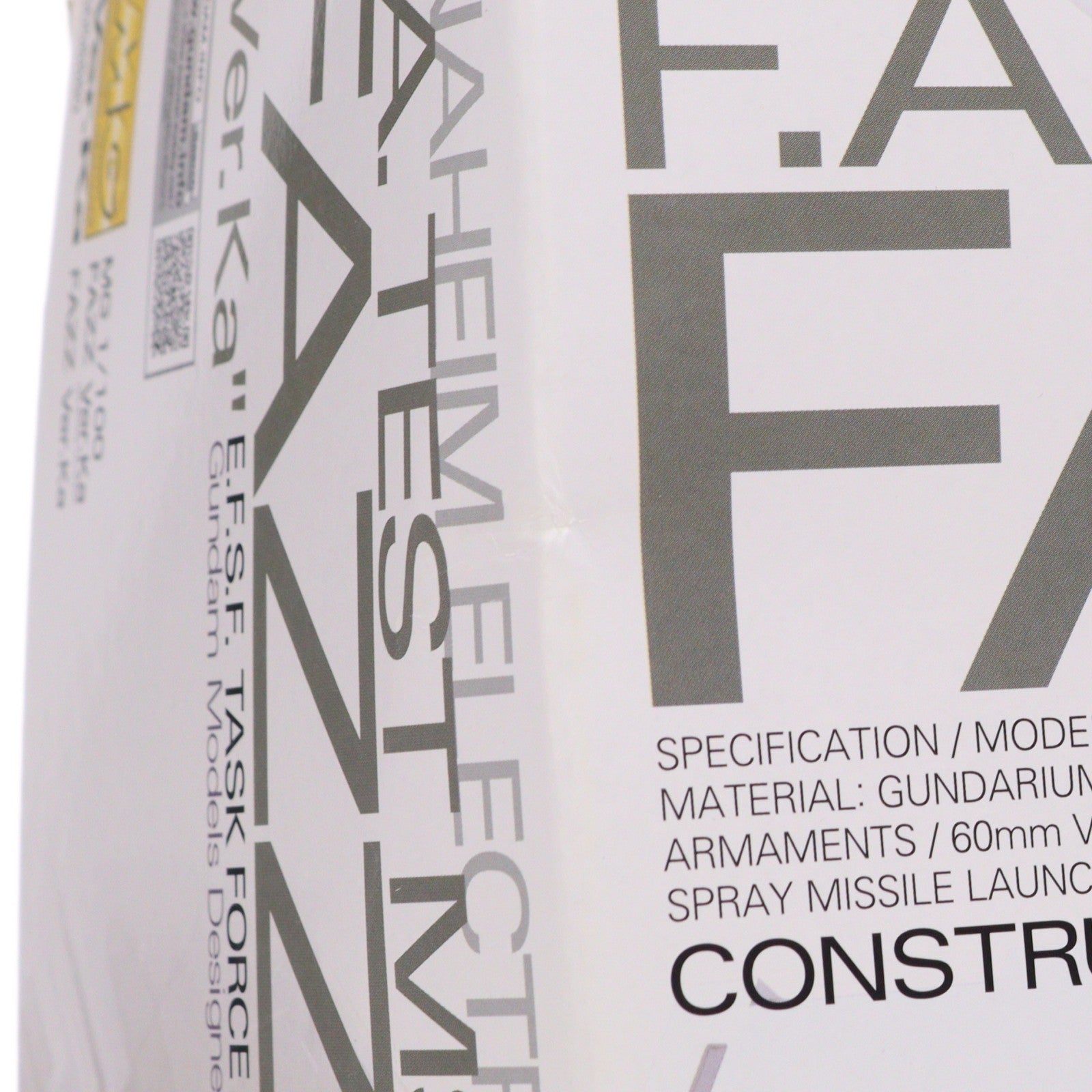 【中古即納】[PTM] (再販) MG 1/100 FAZZ(ファッツ) Ver.Ka ガンダム・センチネル プラモデル(5058880) バンダイスピリッツ(20260325)