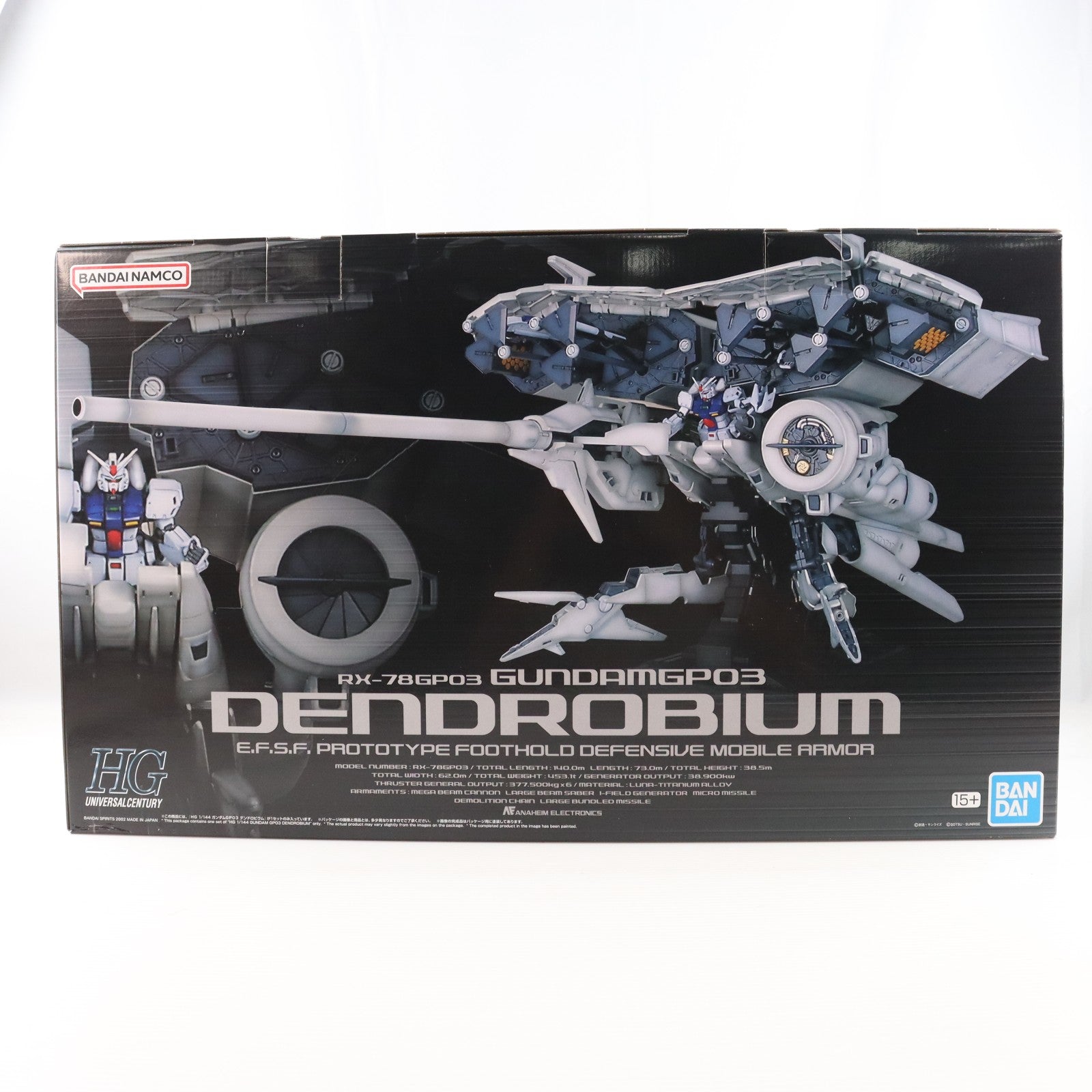 【中古即納】[PTM] HGUC 1/144 RX-78GP03 デンドロビウム 機動戦士ガンダム0083 STARDUST MEMORY(スターダストメモリー) プラモデル(5066134) バンダイスピリッツ(20231215)