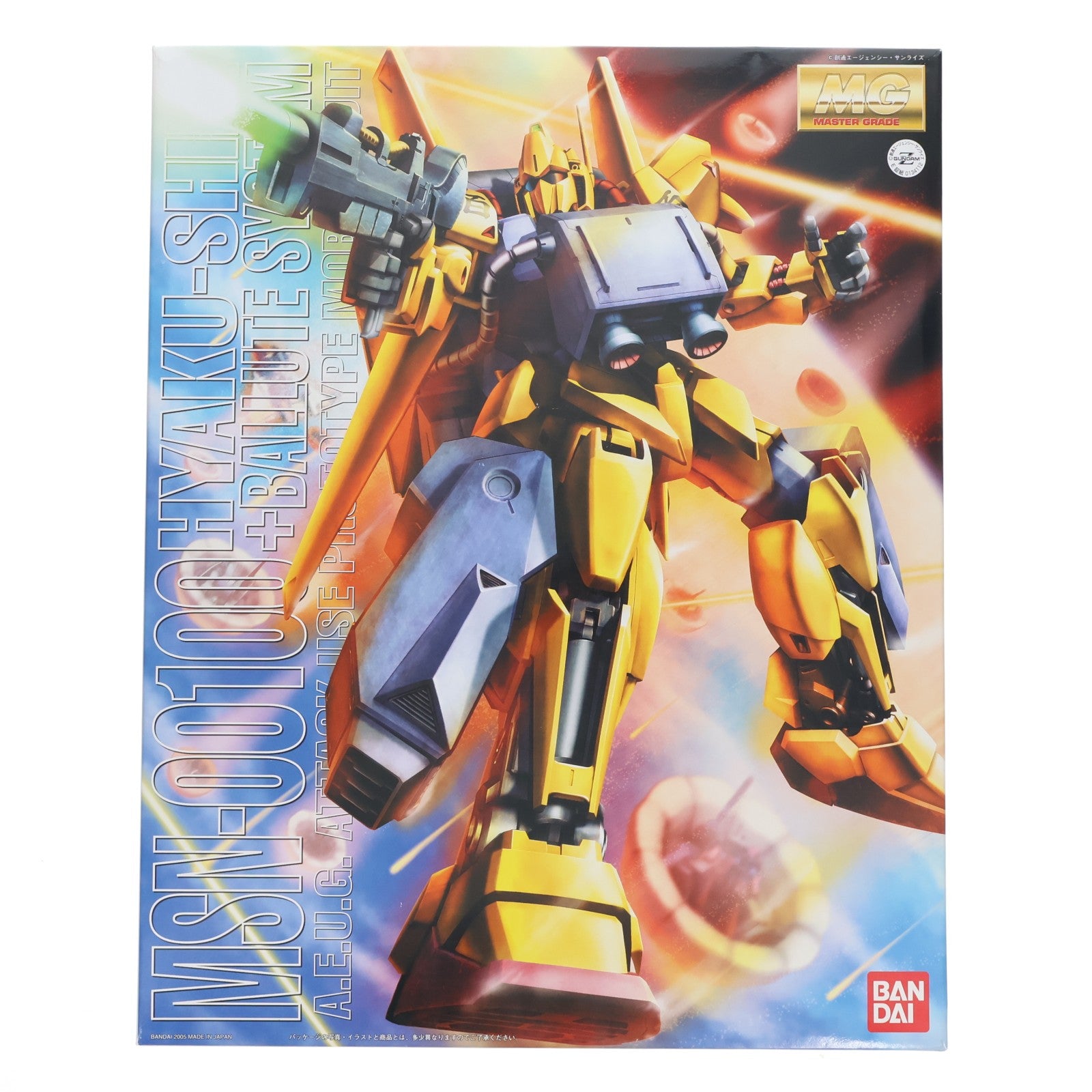 【中古即納】[PTM] MG 1/100 MSN-00100 百式+バリュートシステム 機動戦士Zガンダム プラモデル バンダイ(20170422)