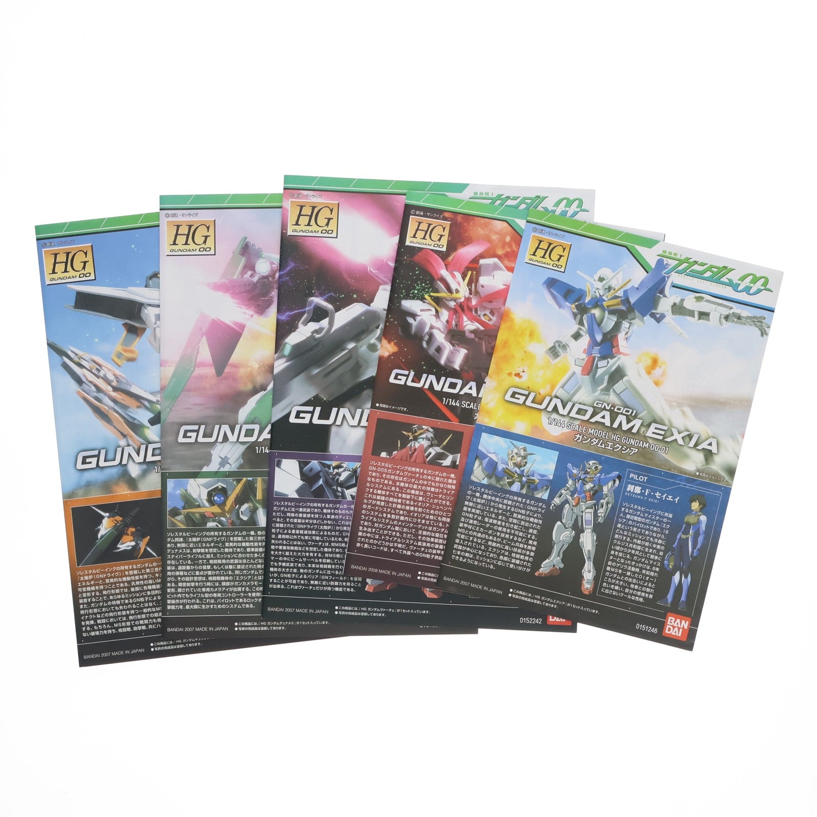 【中古即納】[PTM] イベント限定 HG 1/144 機動戦士ガンダム00(ダブルオー) 1st Season MSセット[クリアカラー] プラモデル(0228357) バンダイ(20180401)