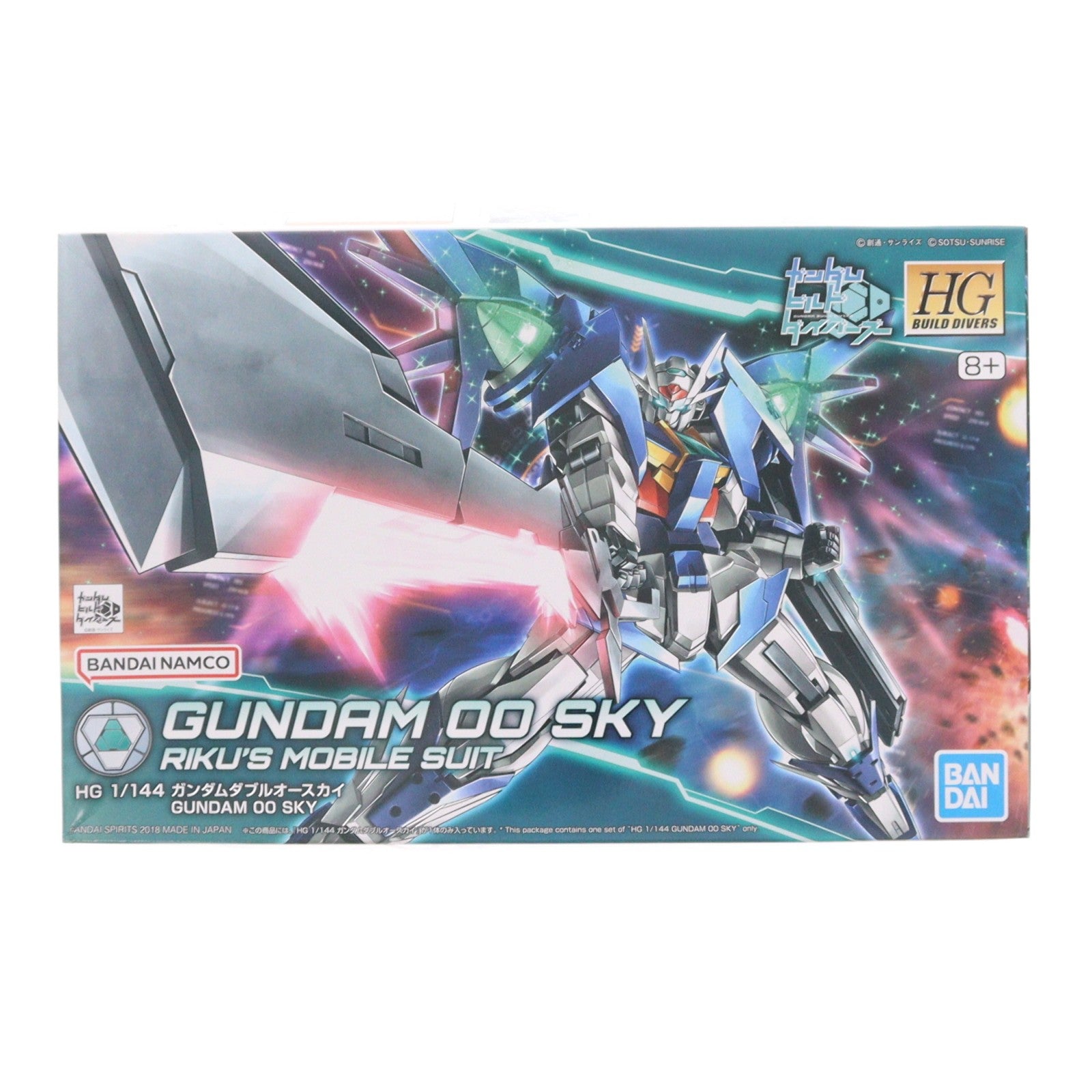 【中古即納】[PTM] (再販) HGBD 1/144 ガンダムダブルオースカイ ガンダムビルドダイバーズ プラモデル(5059567) バンダイスピリッツ(20260801)