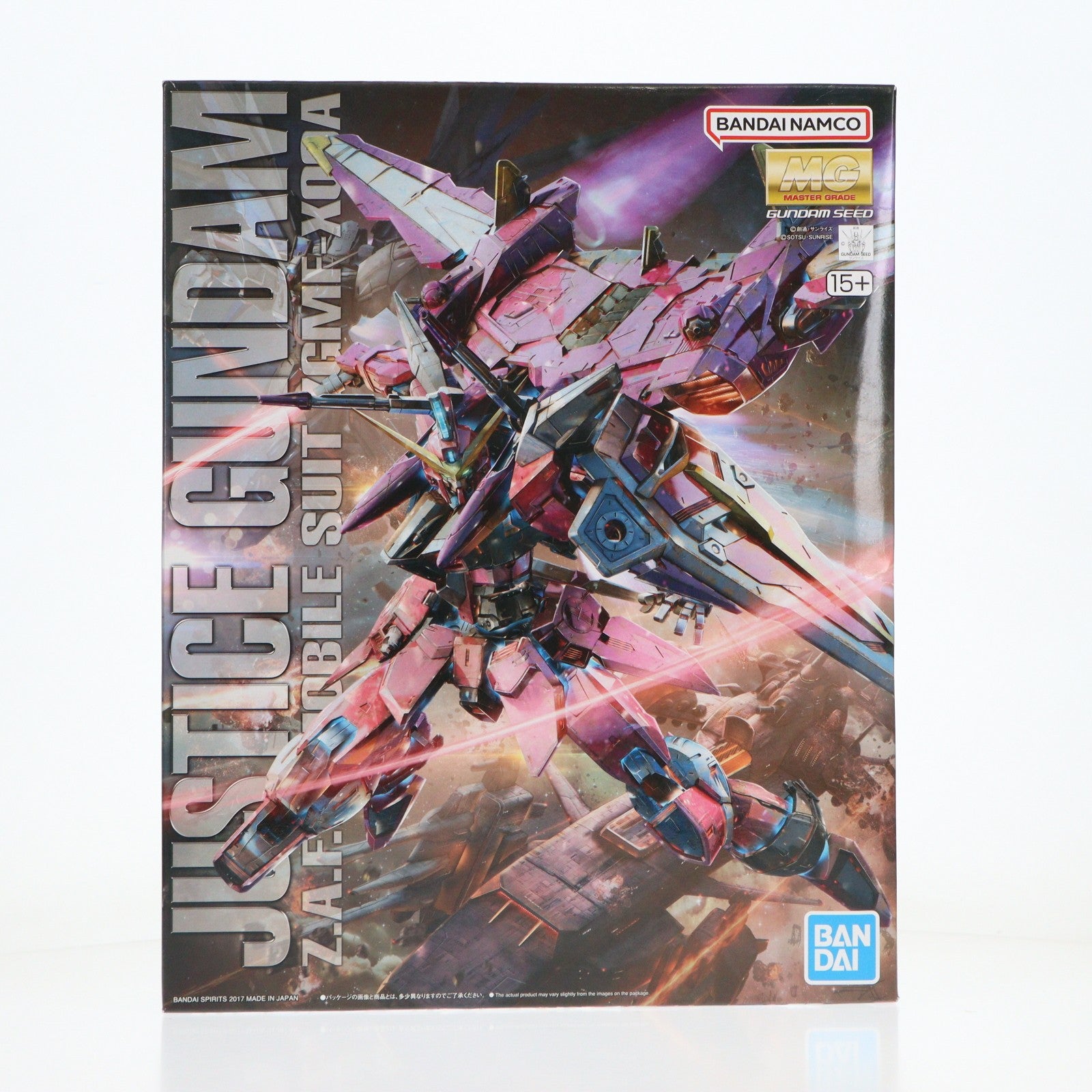 【中古即納】[PTM] (再販) MG 1/100 ZGMF-X09A ジャスティスガンダム 機動戦士ガンダムSEED(シード) プラモデル(5063150) バンダイスピリッツ(20260613)