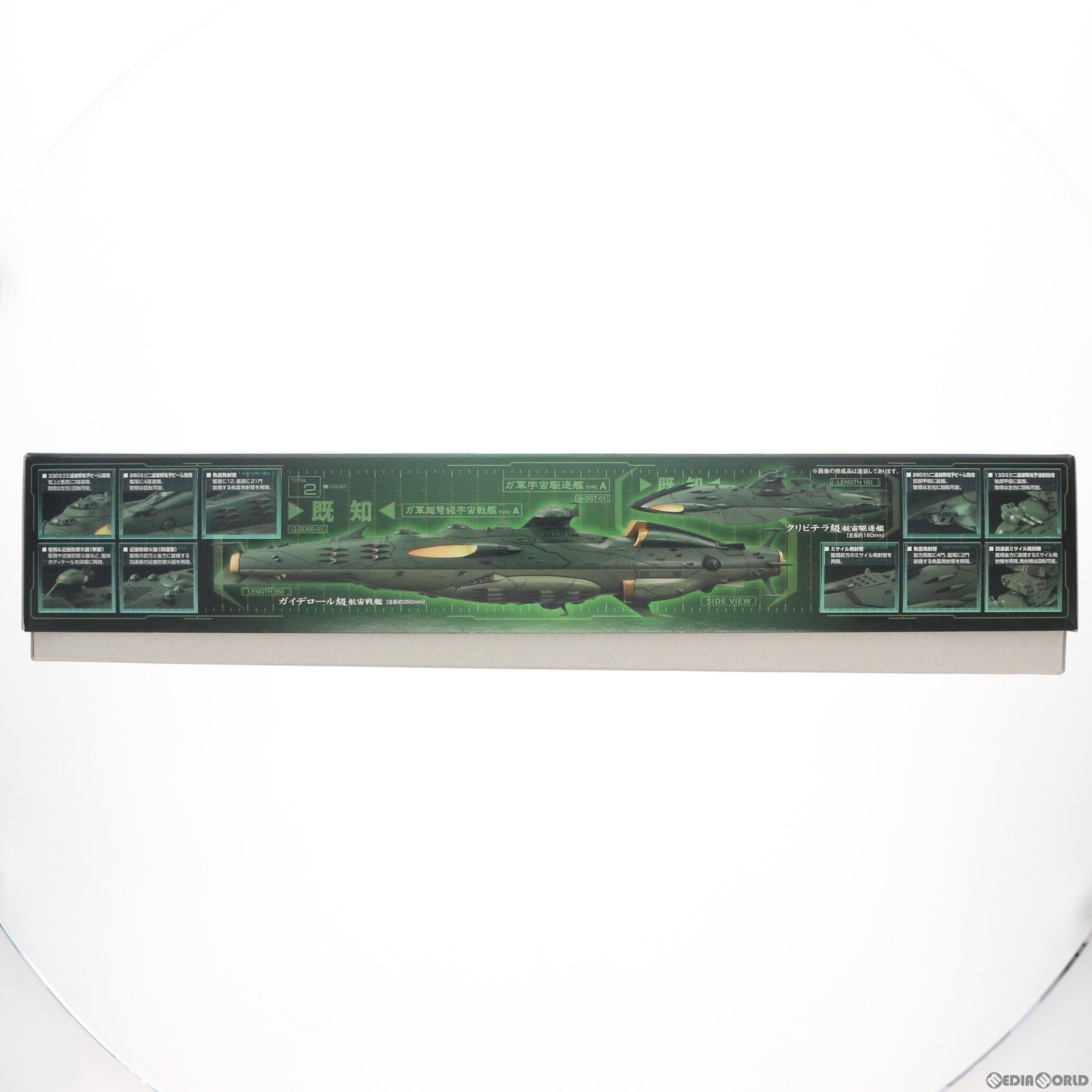 【中古即納】[PTM] 1/1000 ガミラス艦セット2 宇宙戦艦ヤマト2199 プラモデル(0182332) バンダイ(20170624)