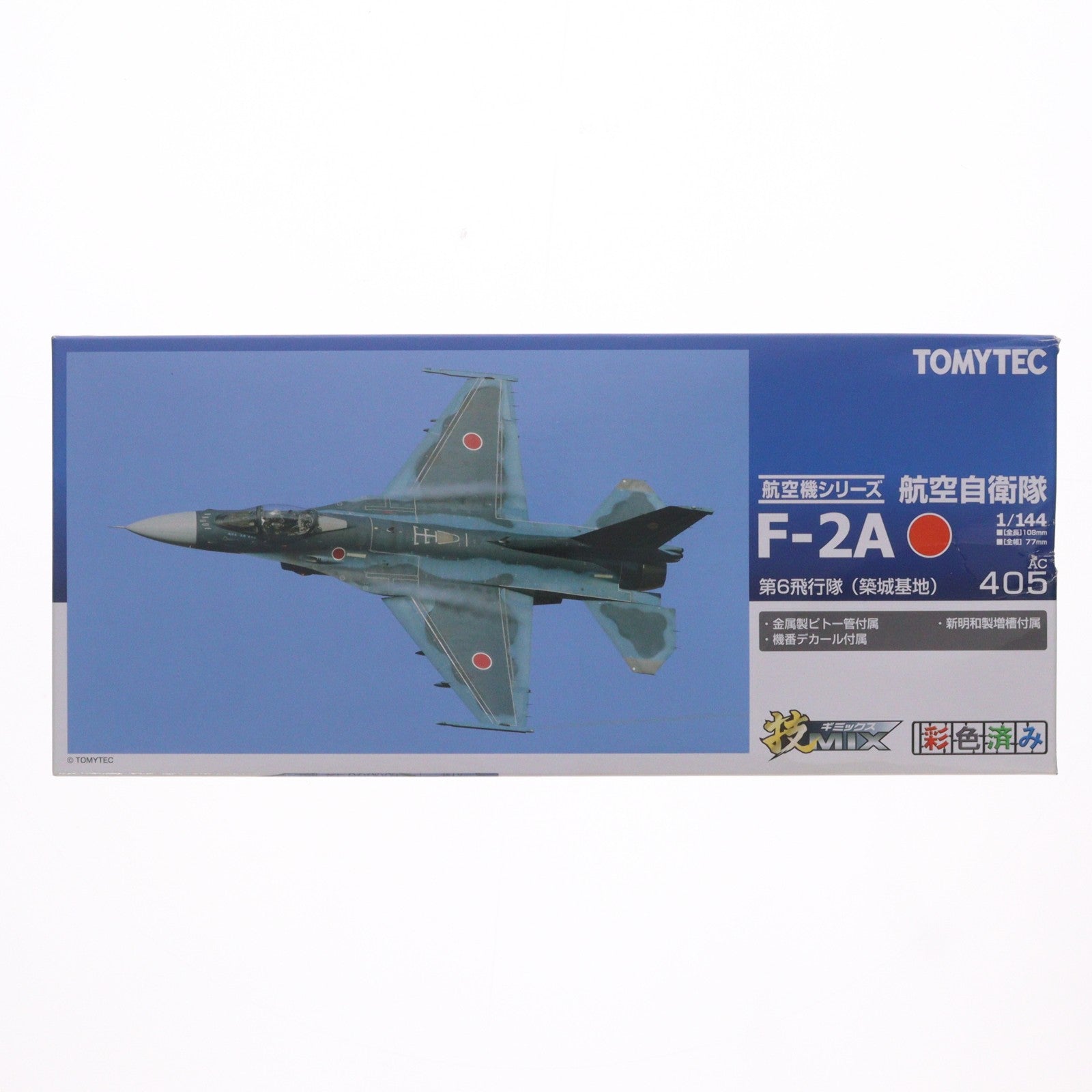 【中古即納】[PTM] AC405 技MIX 航空自衛隊 F-2A 第6飛行隊（築城） プラモデル トミーテック(20141123)
