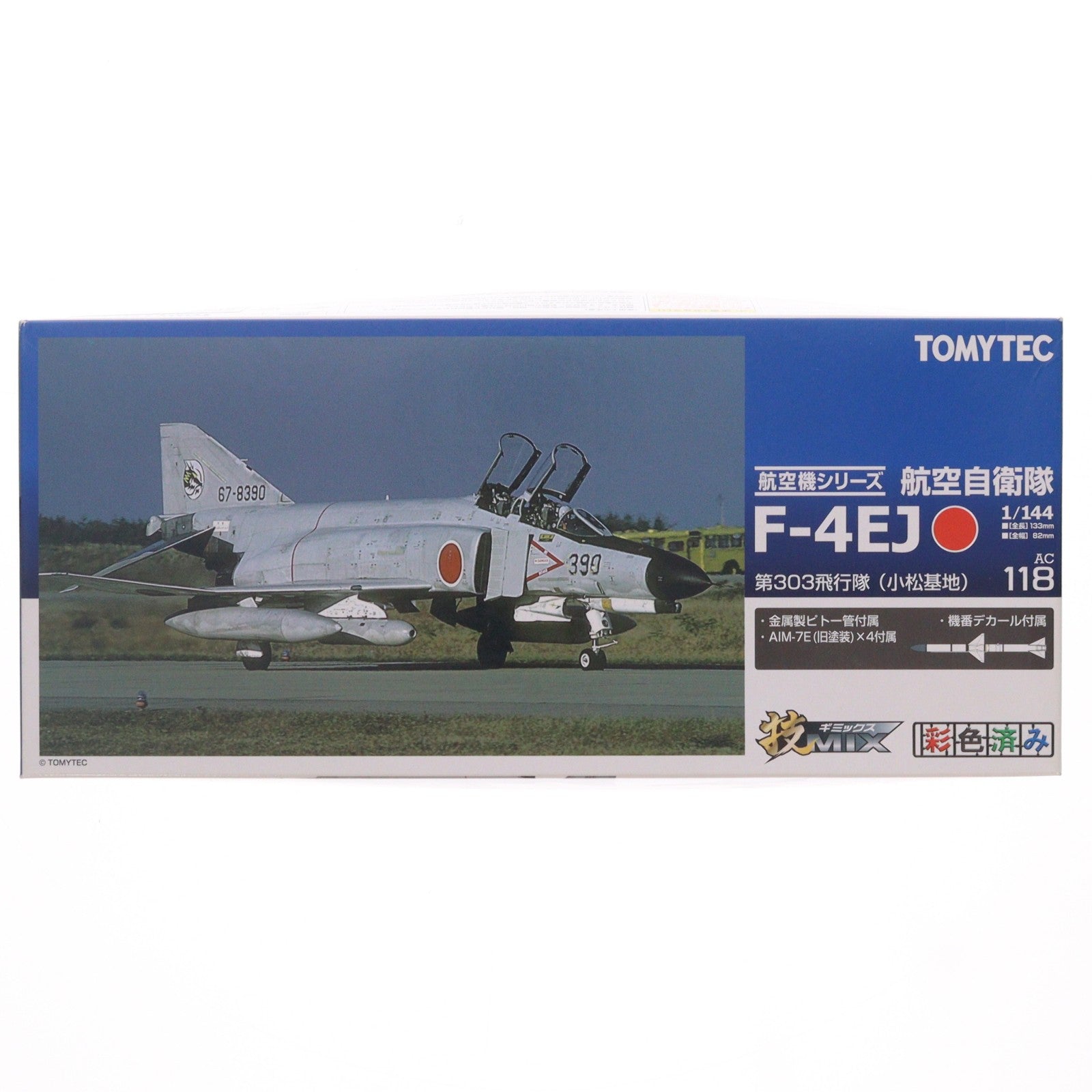 【中古即納】[PTM] 技MIX(ギミックス) 航空機シリーズ AC118 1/144 F-4EJ 第303飛行隊(小松) プラモデル(273745) トミーテック(20140830)