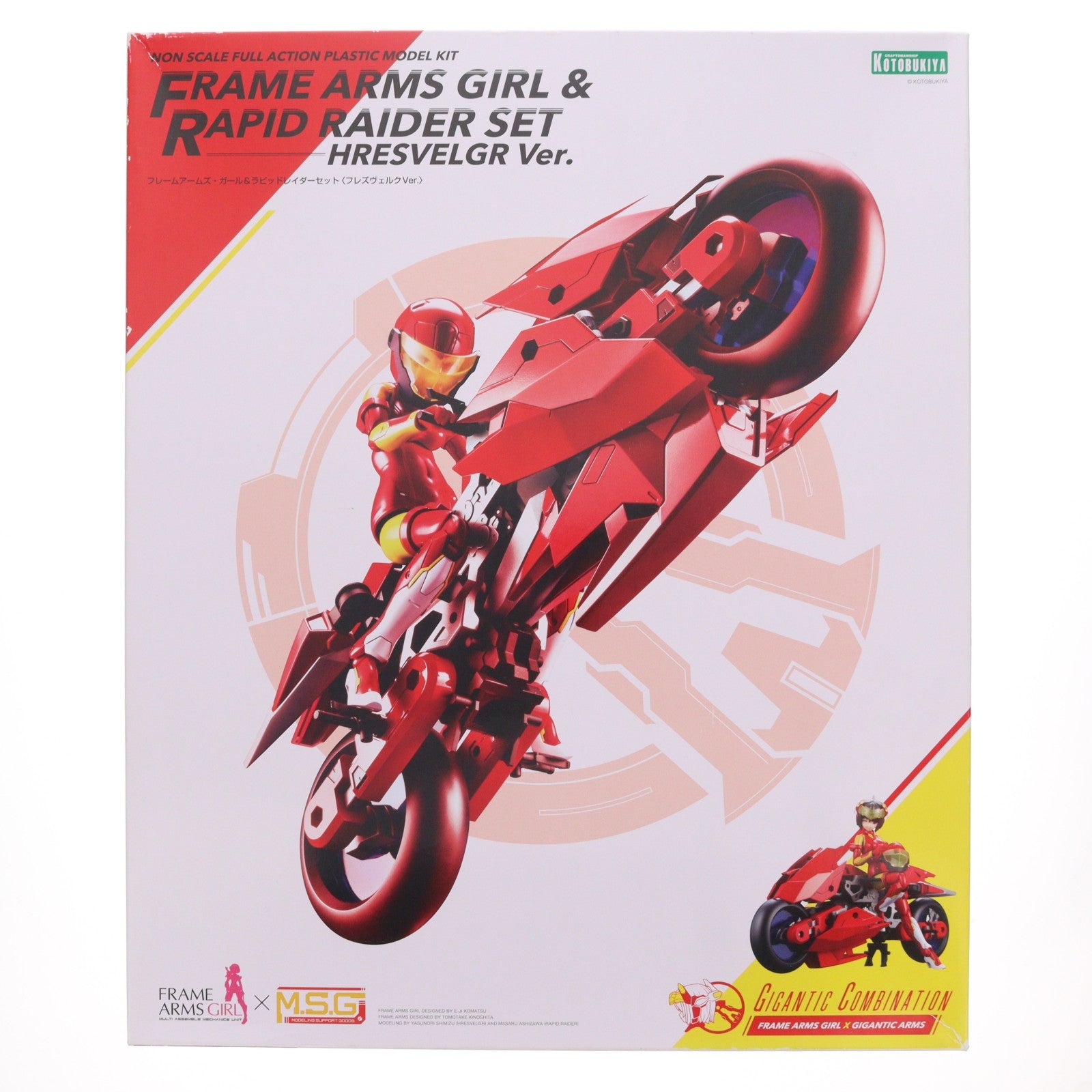 【中古即納】[PTM] フレームアームズ・ガール&ラピッドレイダーセット フレズヴェルクVer. プラモデル(FG048) コトブキヤ(20180825)